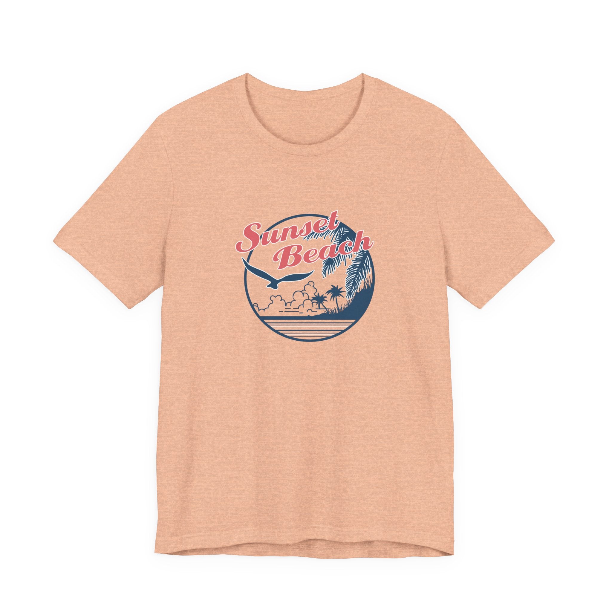 Sunset Beach, Birds and Ocean | Tee