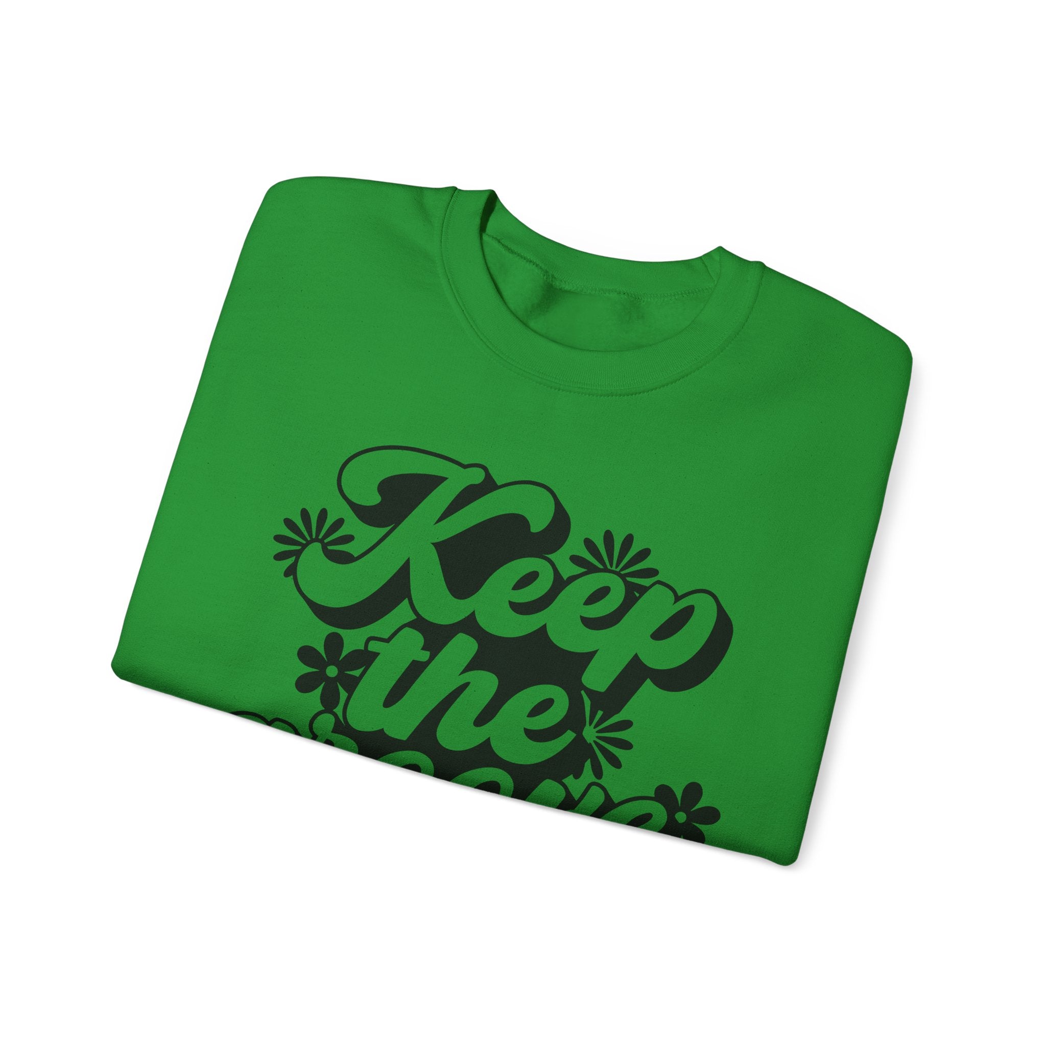 Keep the Groove Flowing Flowers | Crewneck Sweatshirt