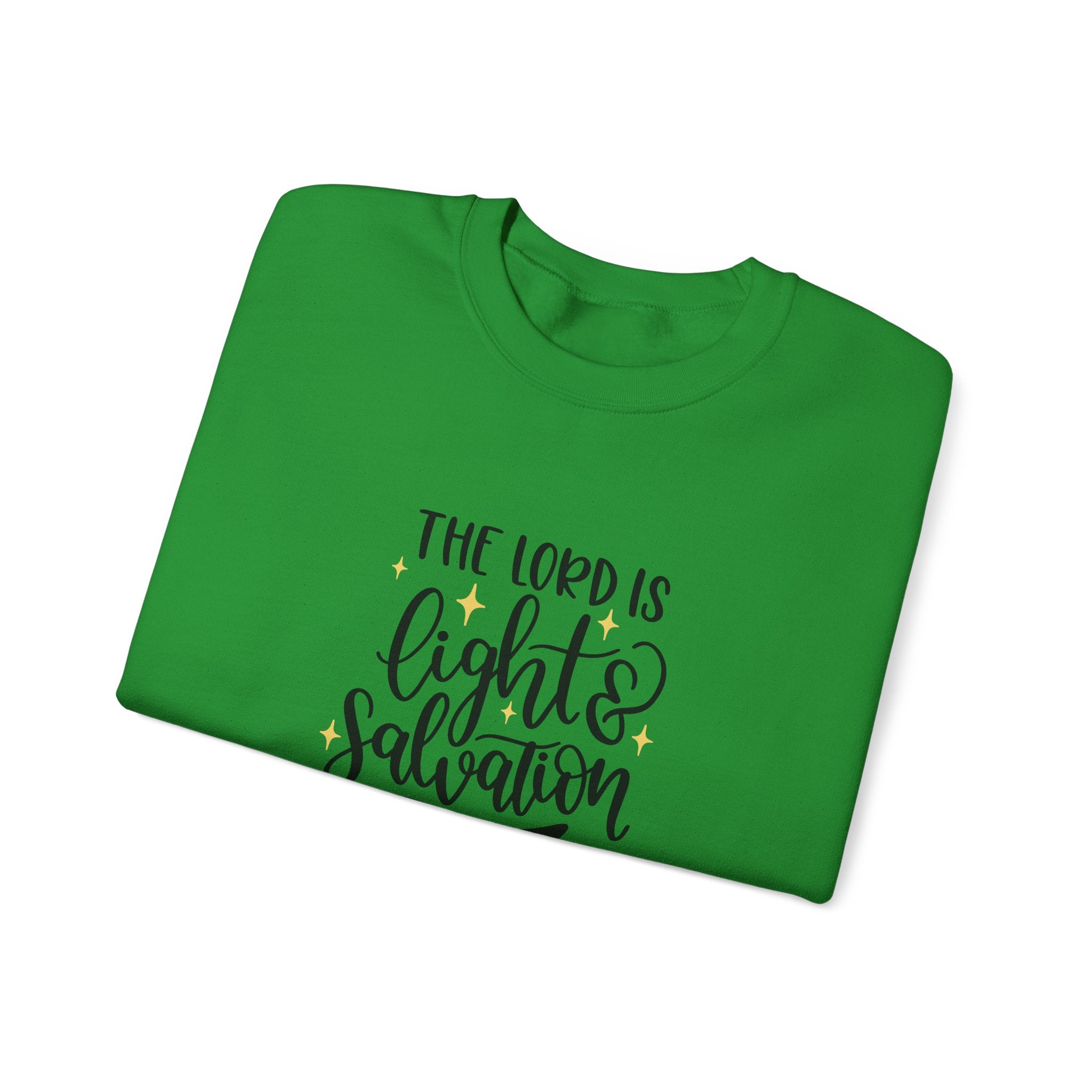 The Lord Is Light and Salvation Psalm 27:1 | Crewneck Sweatshirt
