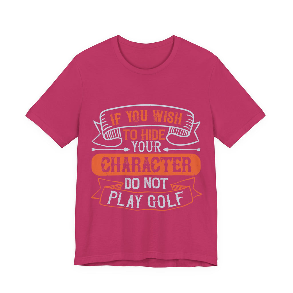 If You Wish to Hide Your Character, Do Not Play Golf | Tee