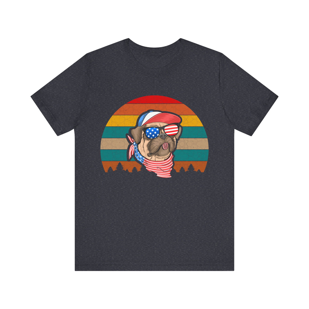 American Pug With Trees | Tee