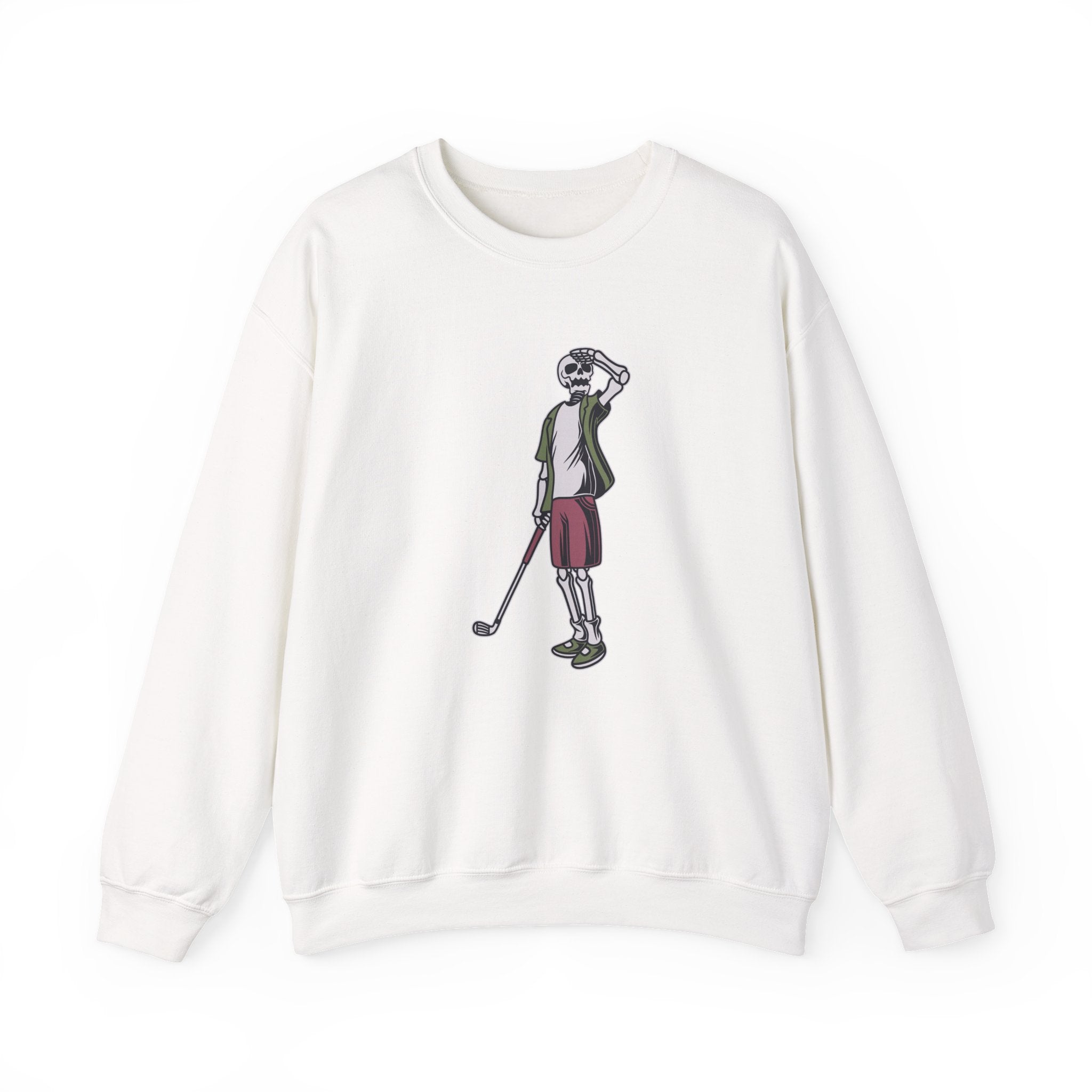 Long Ball Skeleton Golfer | Crewneck Sweatshirt