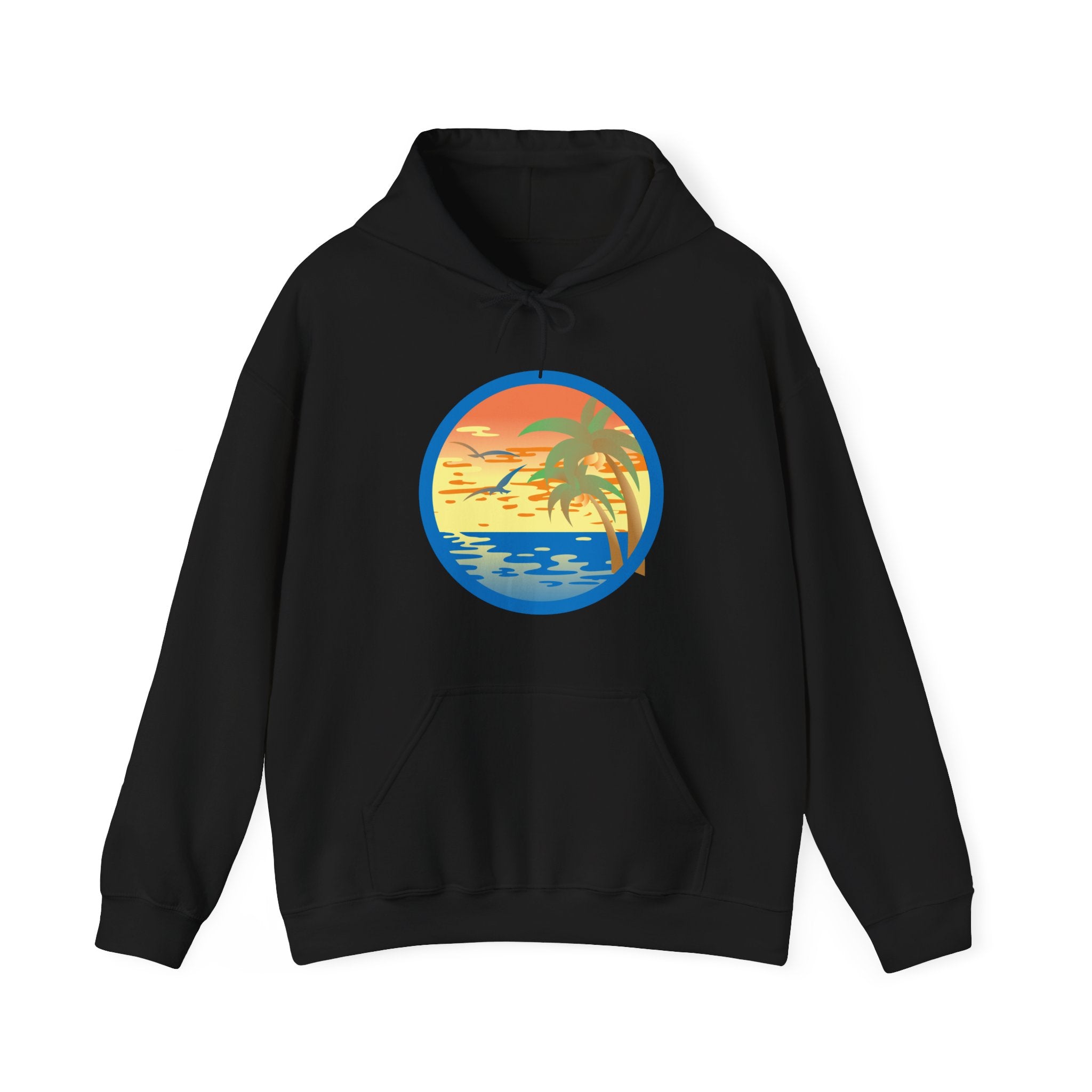 Colored Sunset and Beach | Hoodie