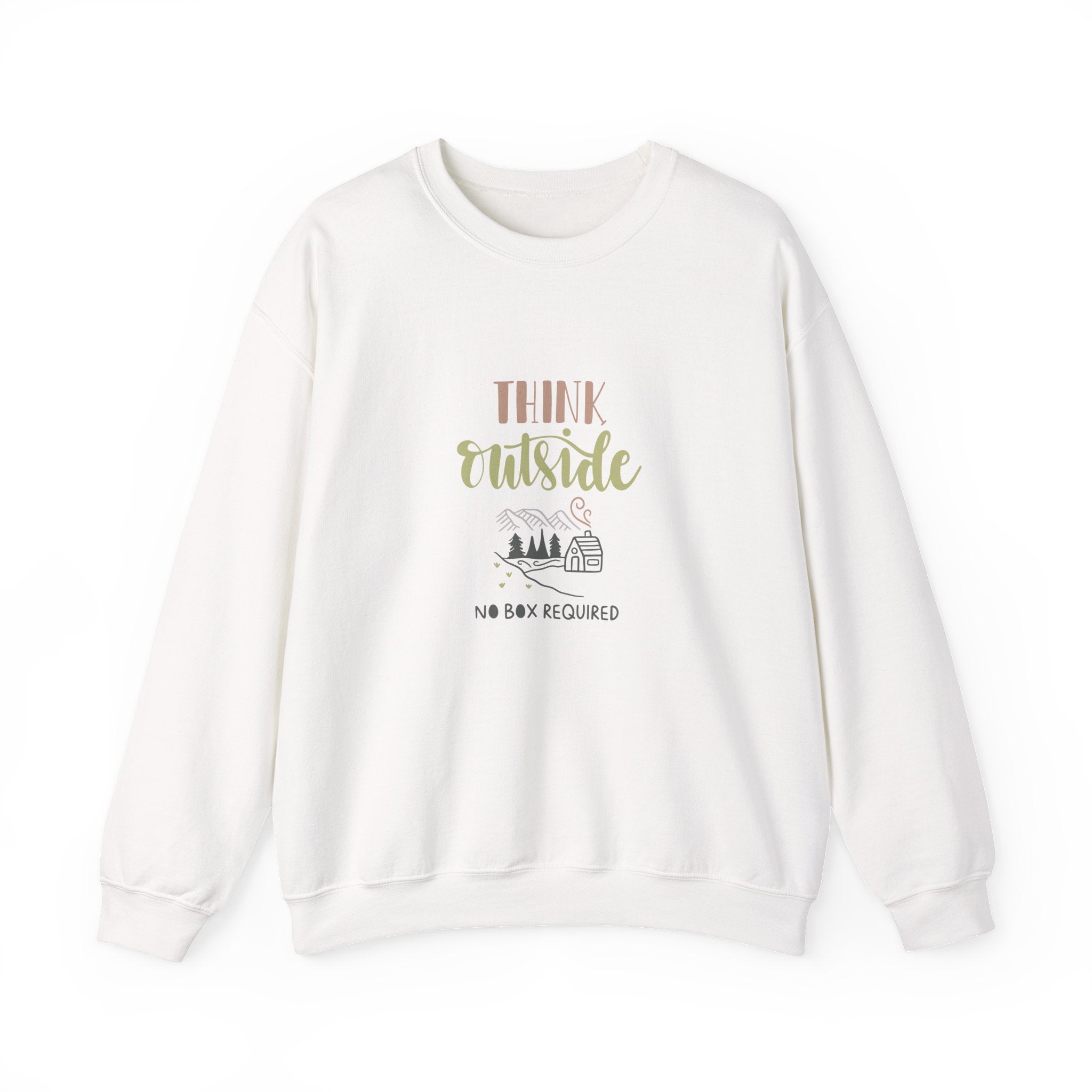 Think Outside, No Box Required | Crewneck Sweatshirt