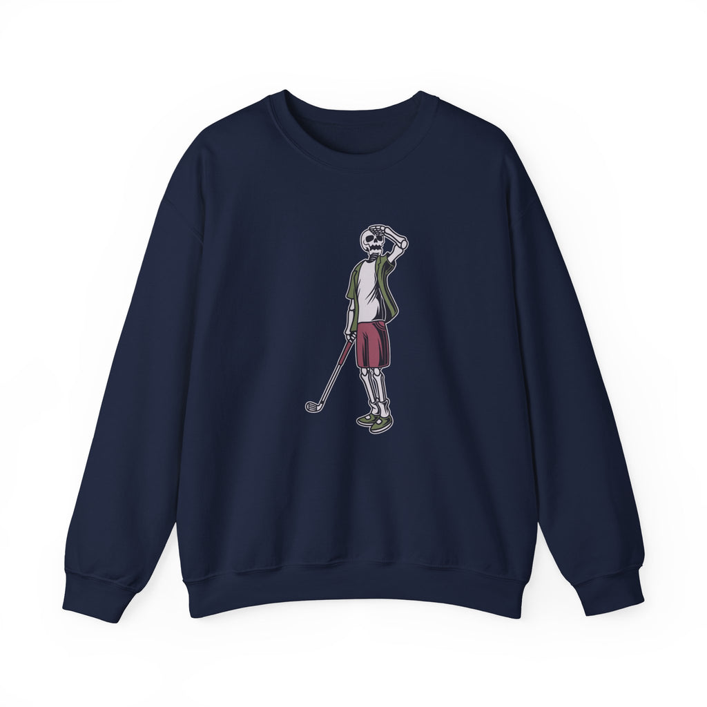 Long Ball Skeleton Golfer | Crewneck Sweatshirt