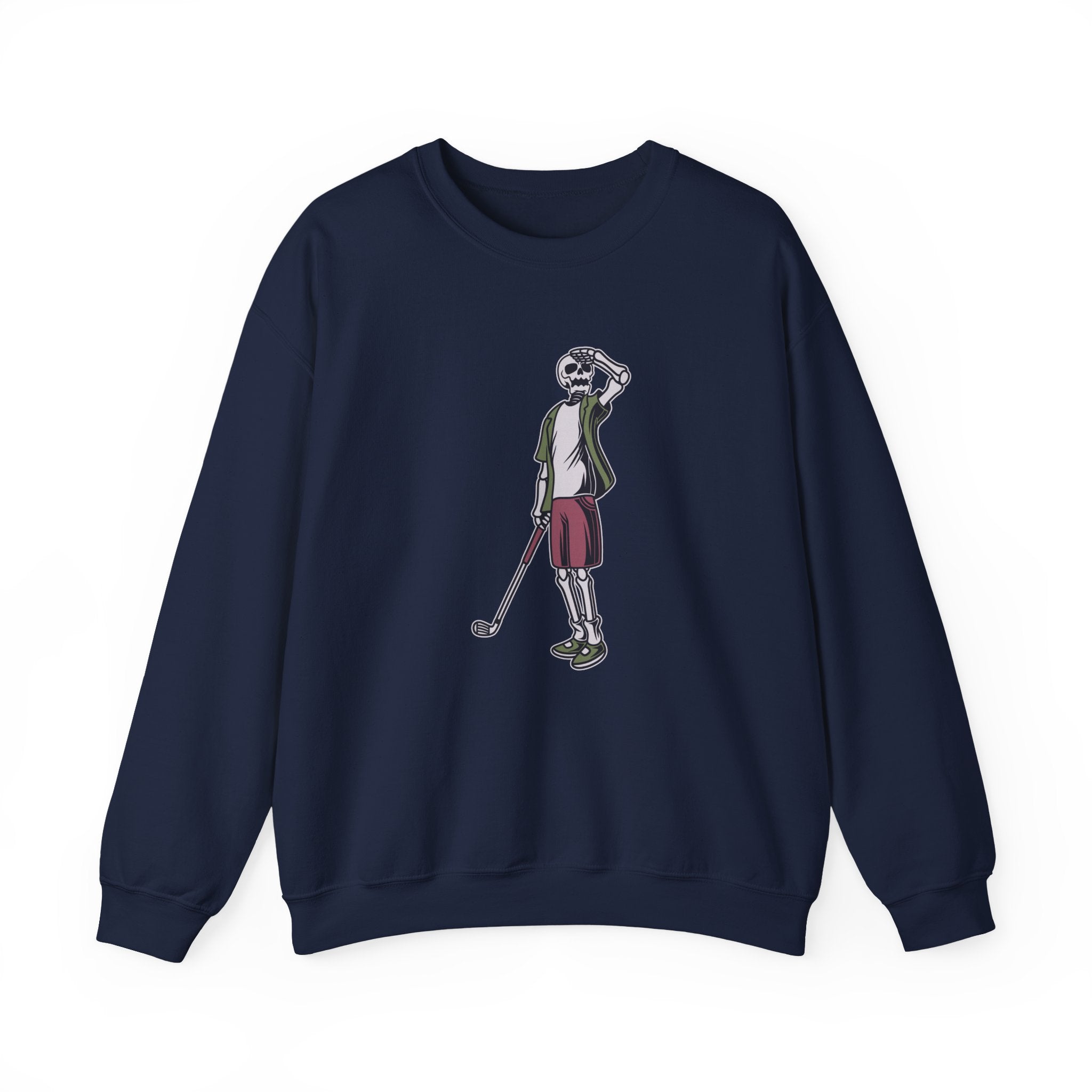 Long Ball Skeleton Golfer | Crewneck Sweatshirt