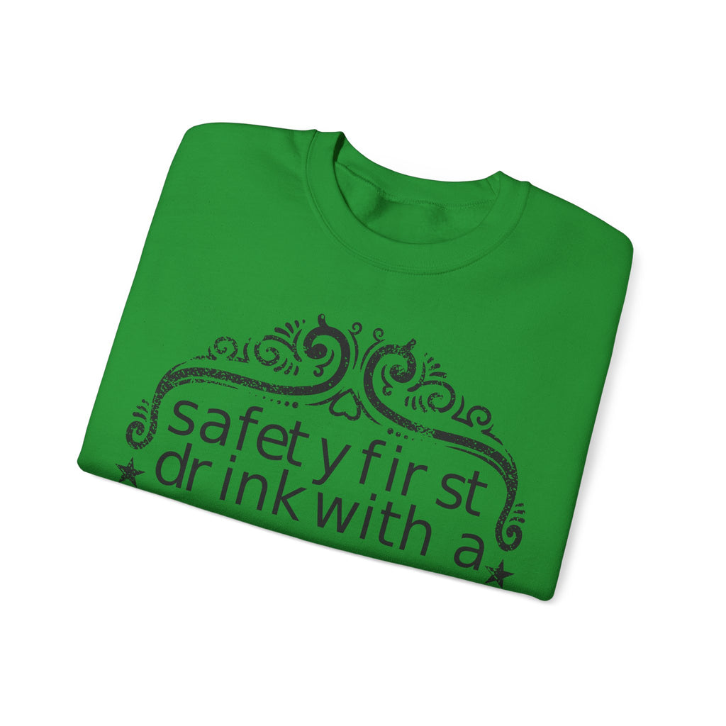 Safety First, Drink With a Nurse | Crewneck Sweatshirt
