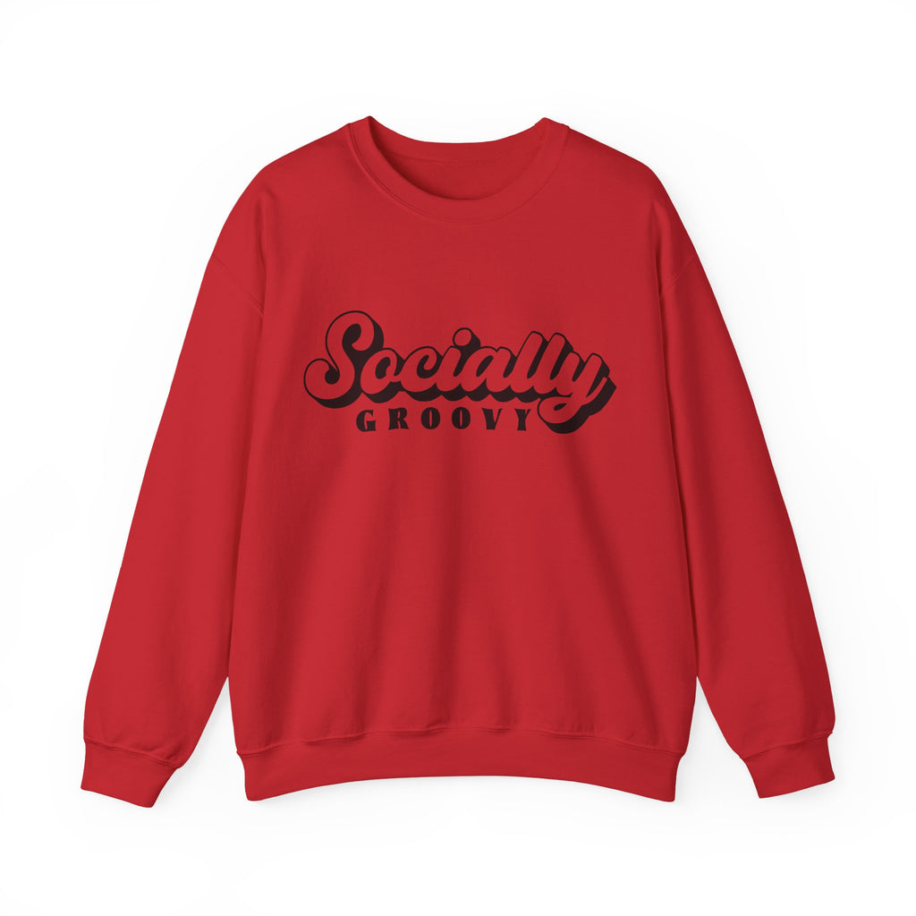 Socially Groovy | Crewneck Sweatshirt