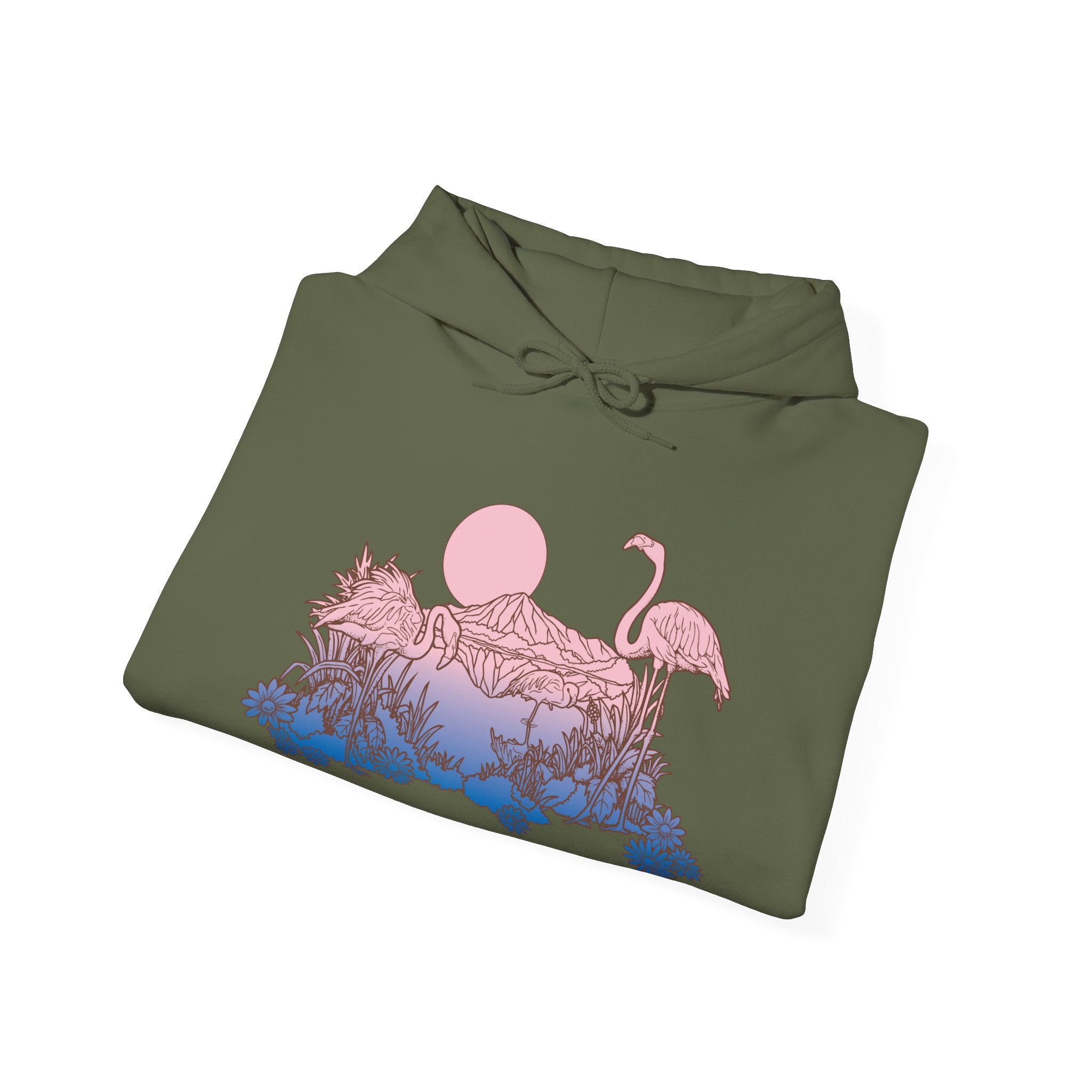 Flamingos in Sunset | Hoodie