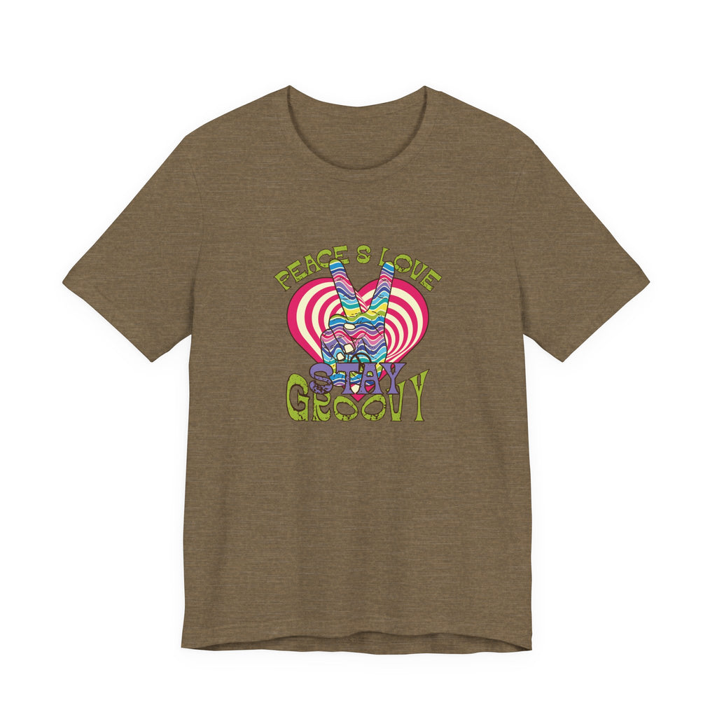 Peace and Love, Stay Groovy | Tee