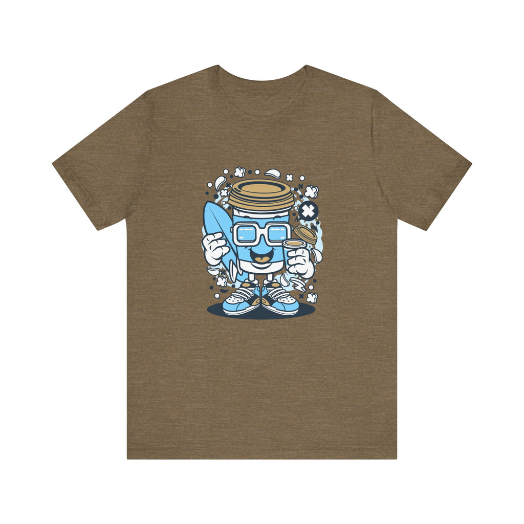 Coffee Cup Surfer | Tee