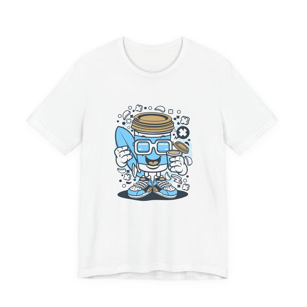 Coffee Cup Surfer | Tee