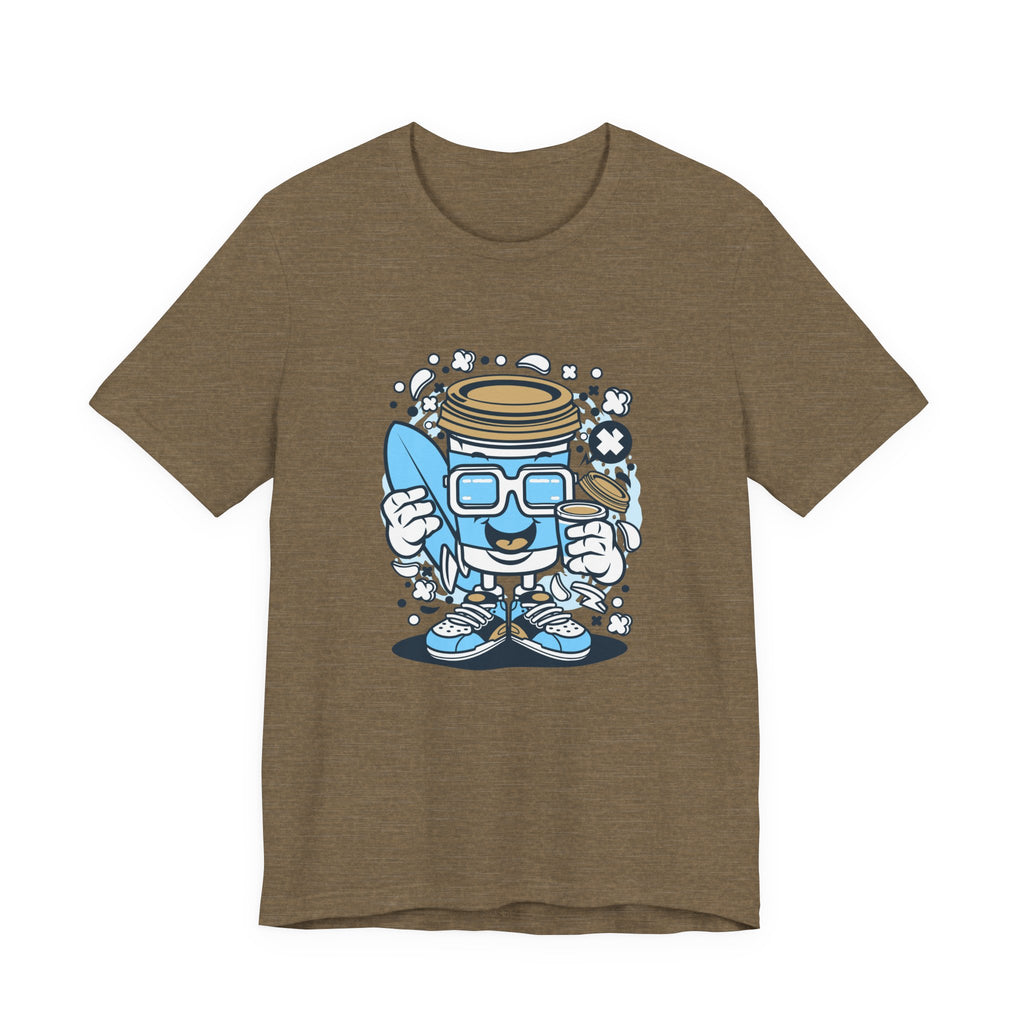 Coffee Cup Surfer | Tee