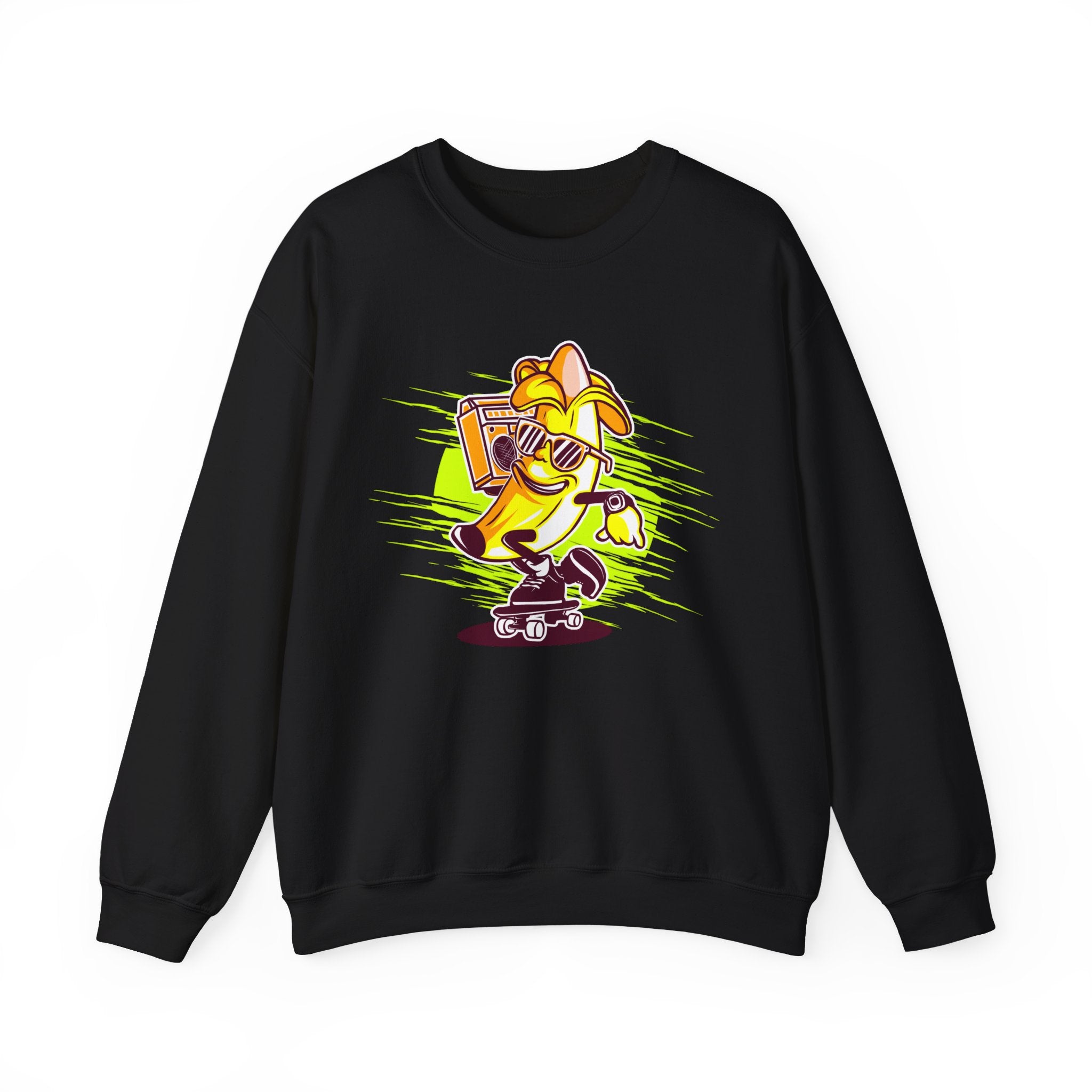 Banana Riding a Skateboard | Crewneck Sweatshirt