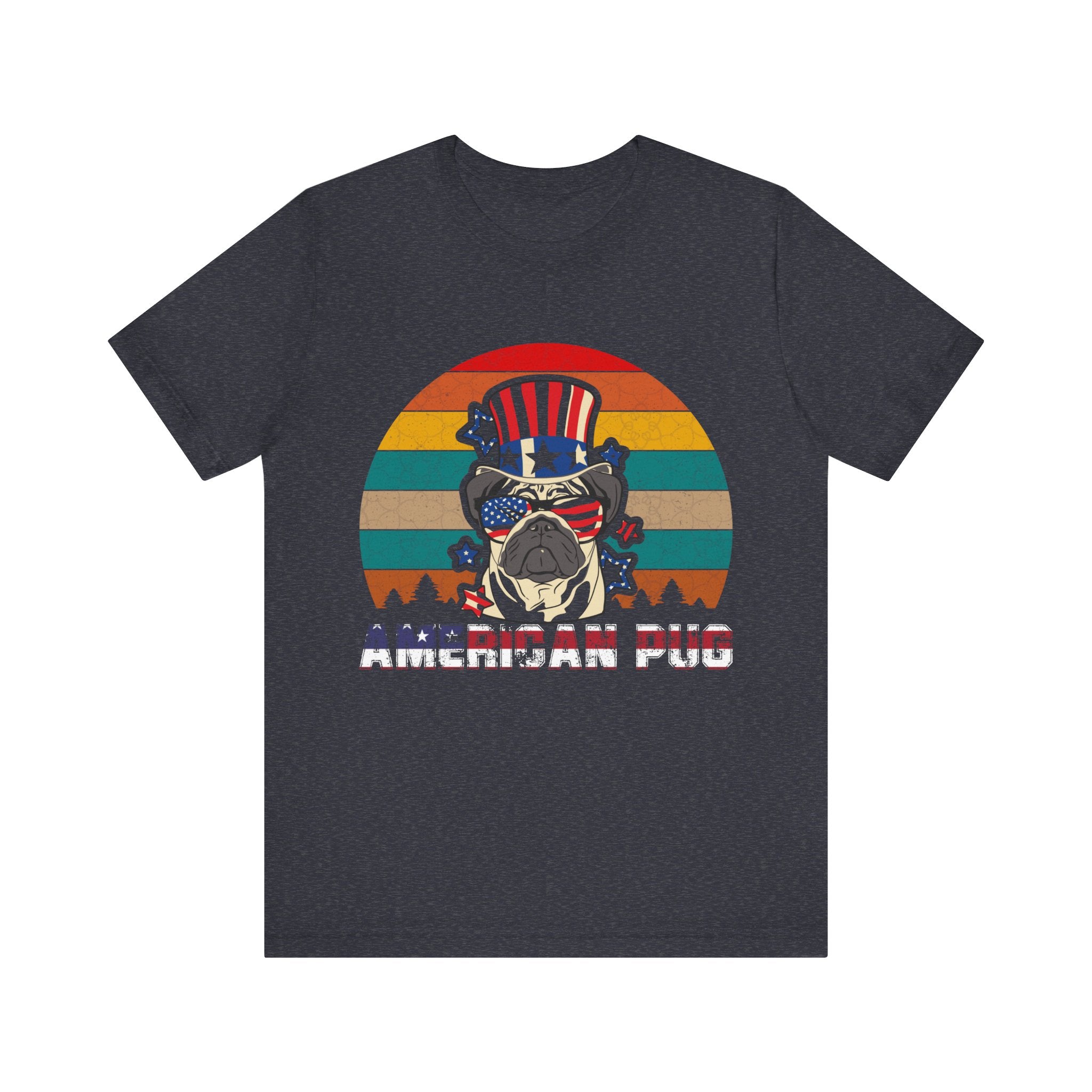 American White Pug Dog | Tee