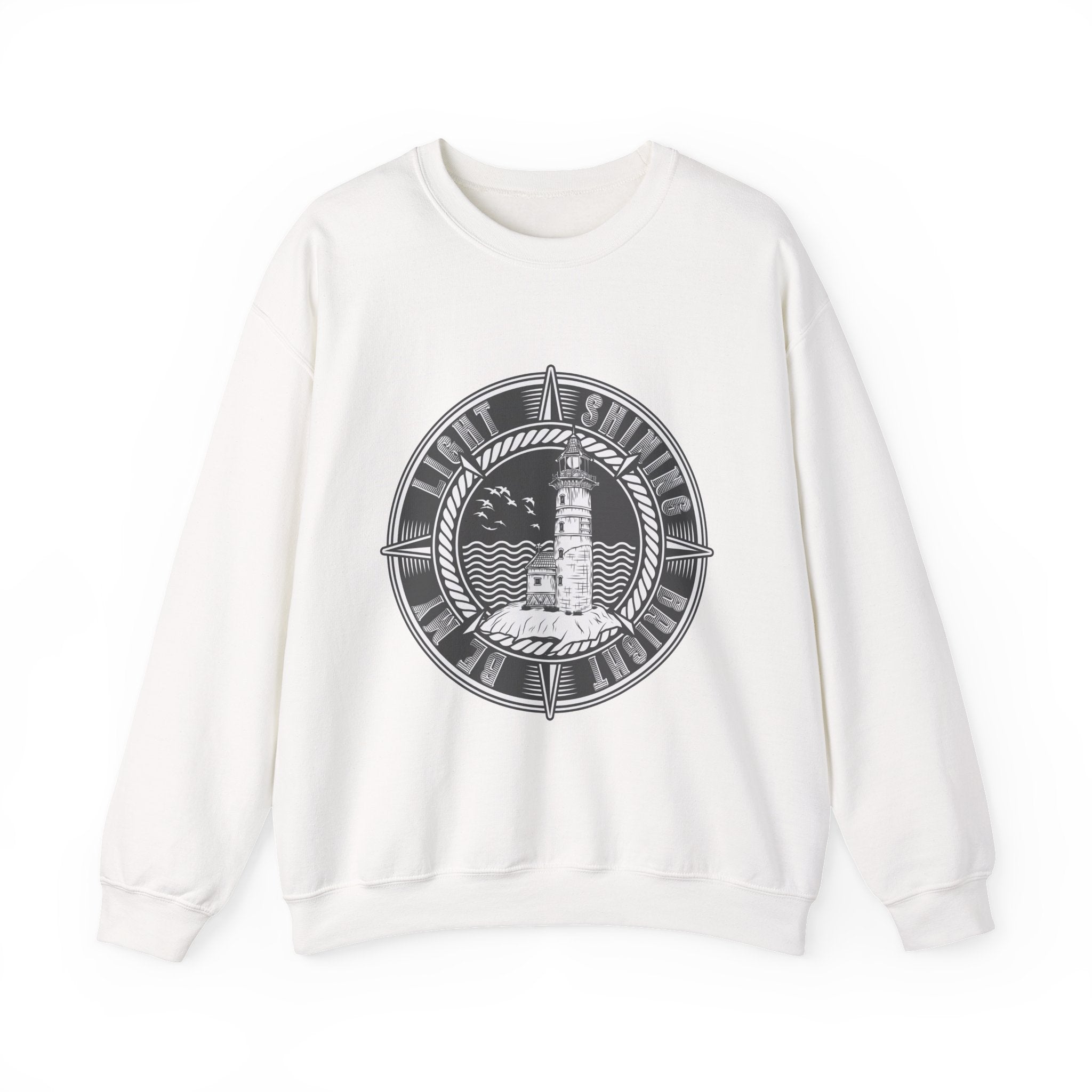 Be My Light Shining Bright Lighthouse | Crewneck Sweatshirt