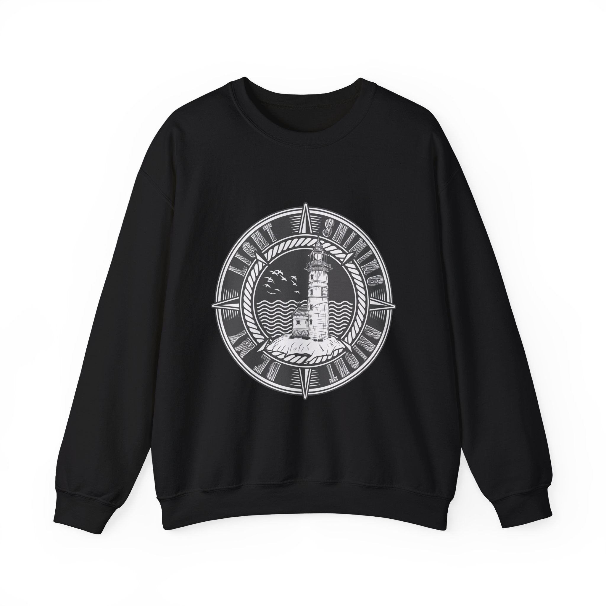 Be My Light Shining Bright Lighthouse | Crewneck Sweatshirt