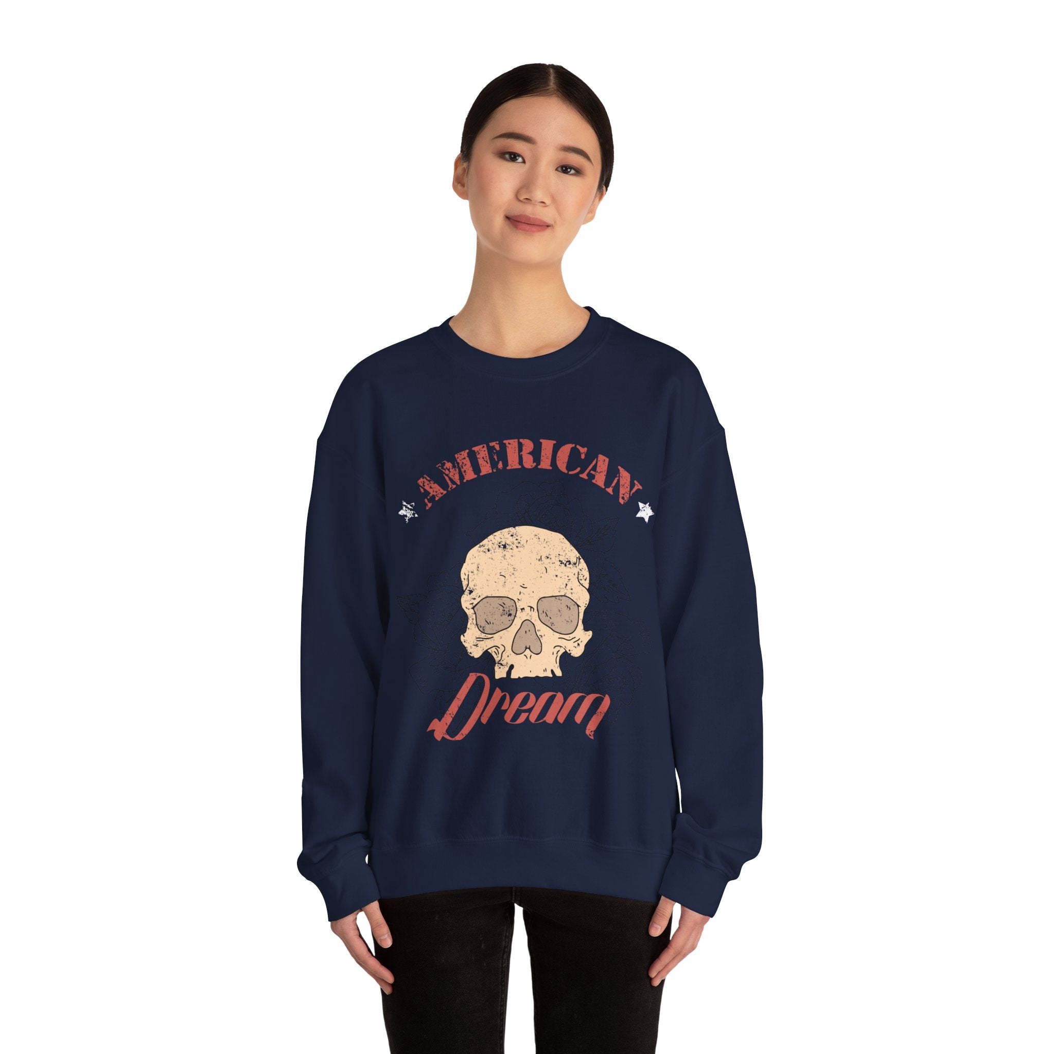 American Dream Skull | Crewneck Sweatshirt