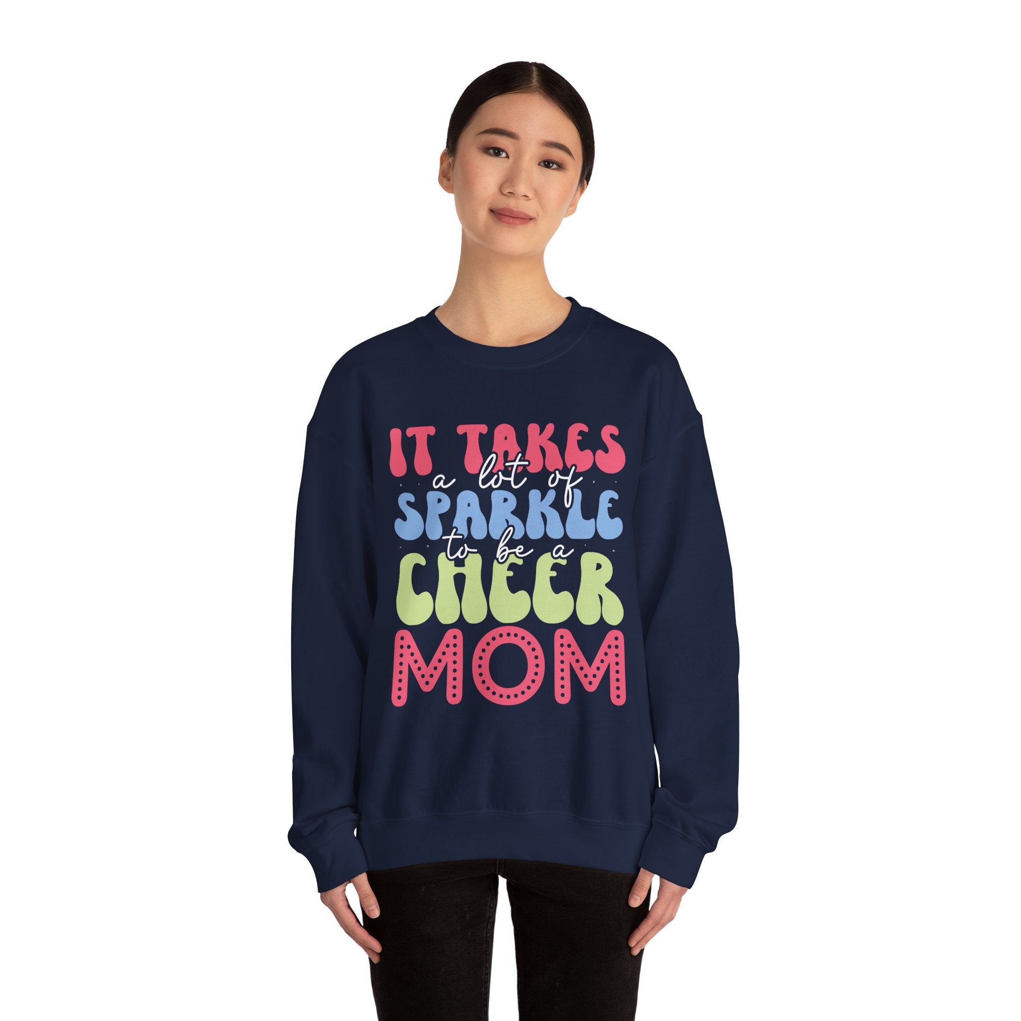 It Takes a Lot of Sparkle to Be a Cheer Mom | Crewneck Sweatshirt