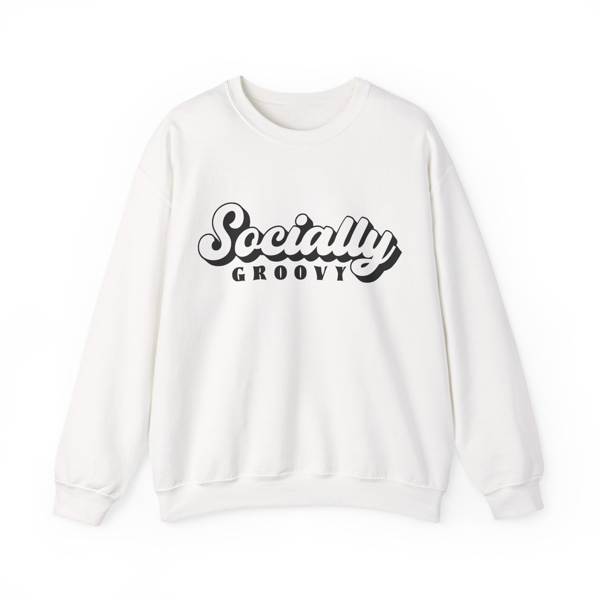Socially Groovy | Crewneck Sweatshirt