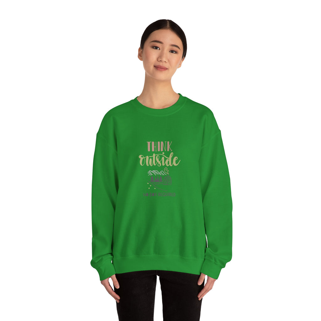 Think Outside, No Box Required | Crewneck Sweatshirt