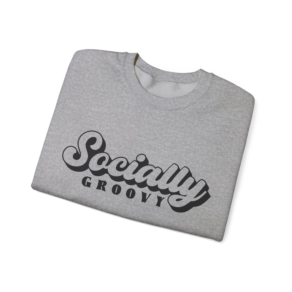 Socially Groovy | Crewneck Sweatshirt