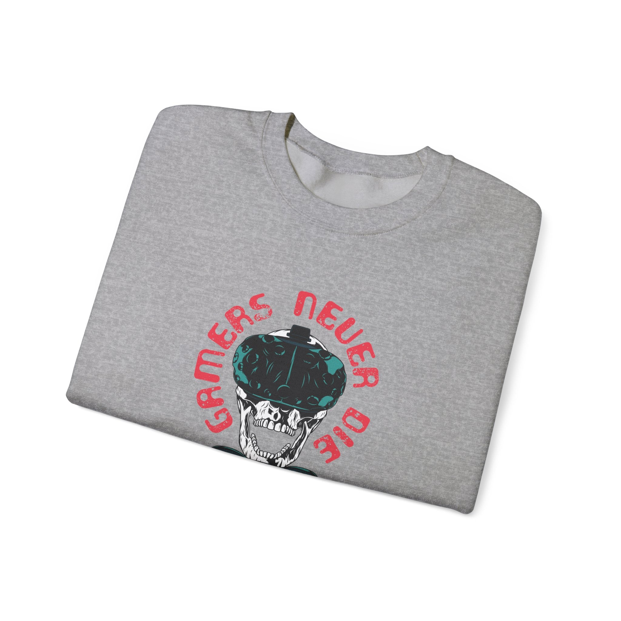 Gamers Never Die, We Just Respawn | Crewneck Sweatshirt