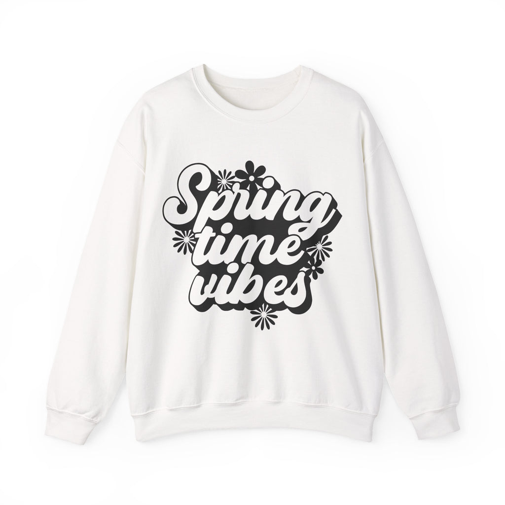 Springtime Vibes Flowers | Crewneck Sweatshirt