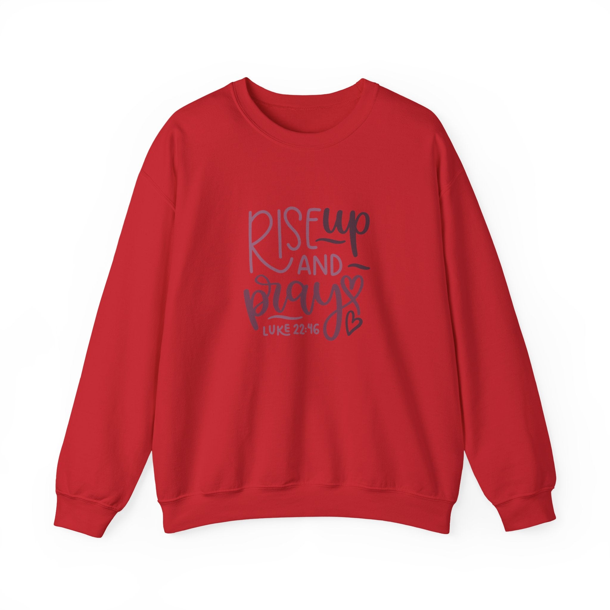 Rise Up and Pray, Luke 22:46 | Crewneck Sweatshirt