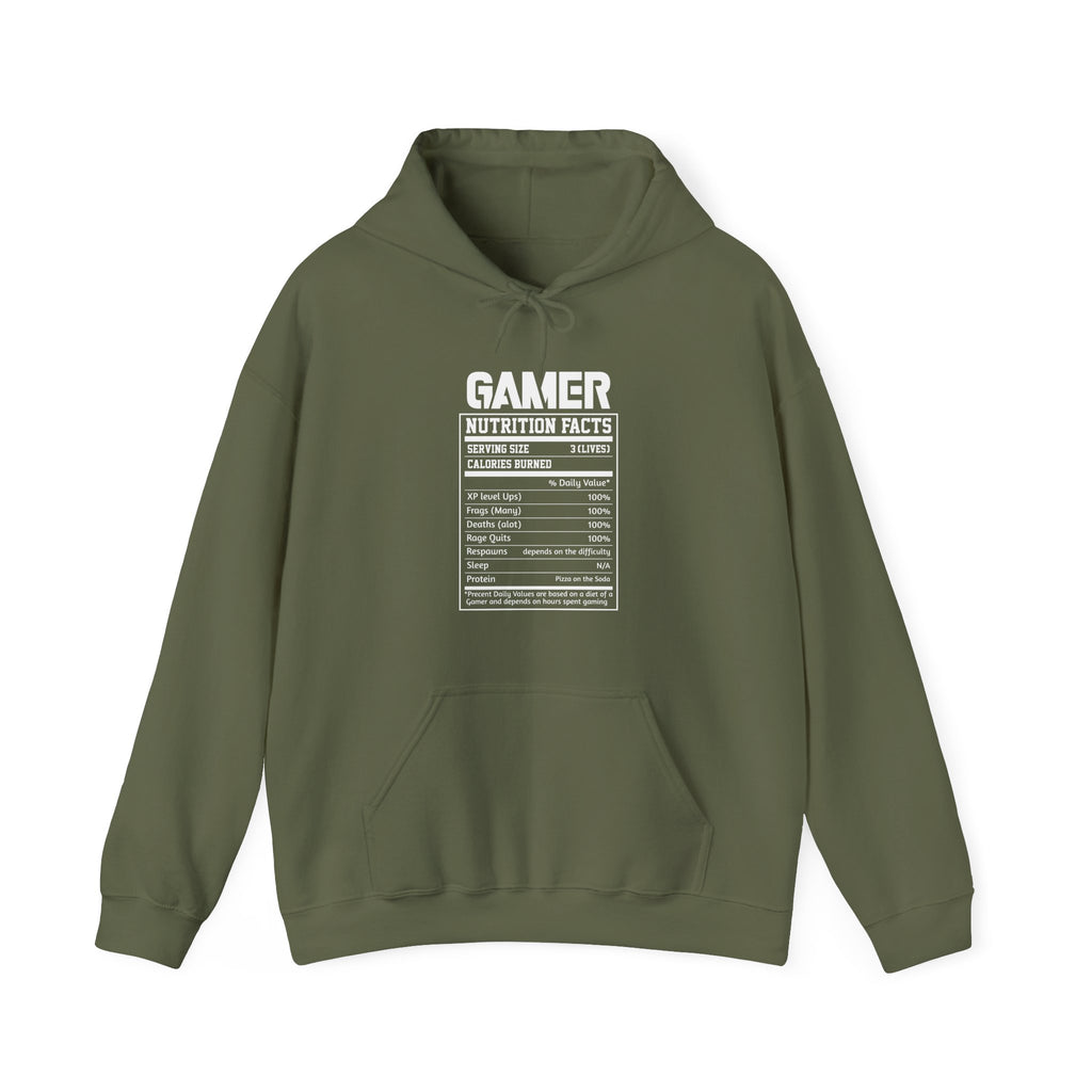 Gamer Nutrition Facts | Hoodie