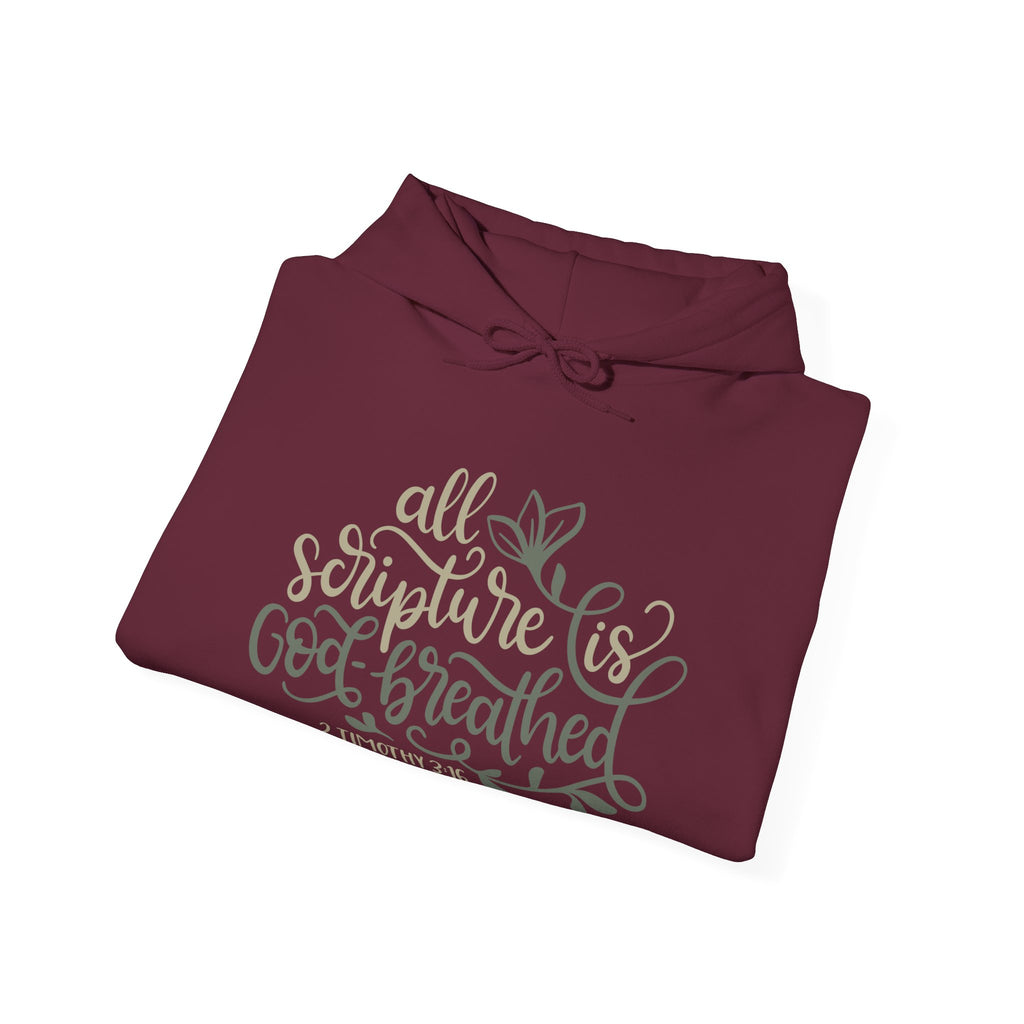 All Scripture Is God-Breathed, 2 Timothy 3:16 | Hoodie