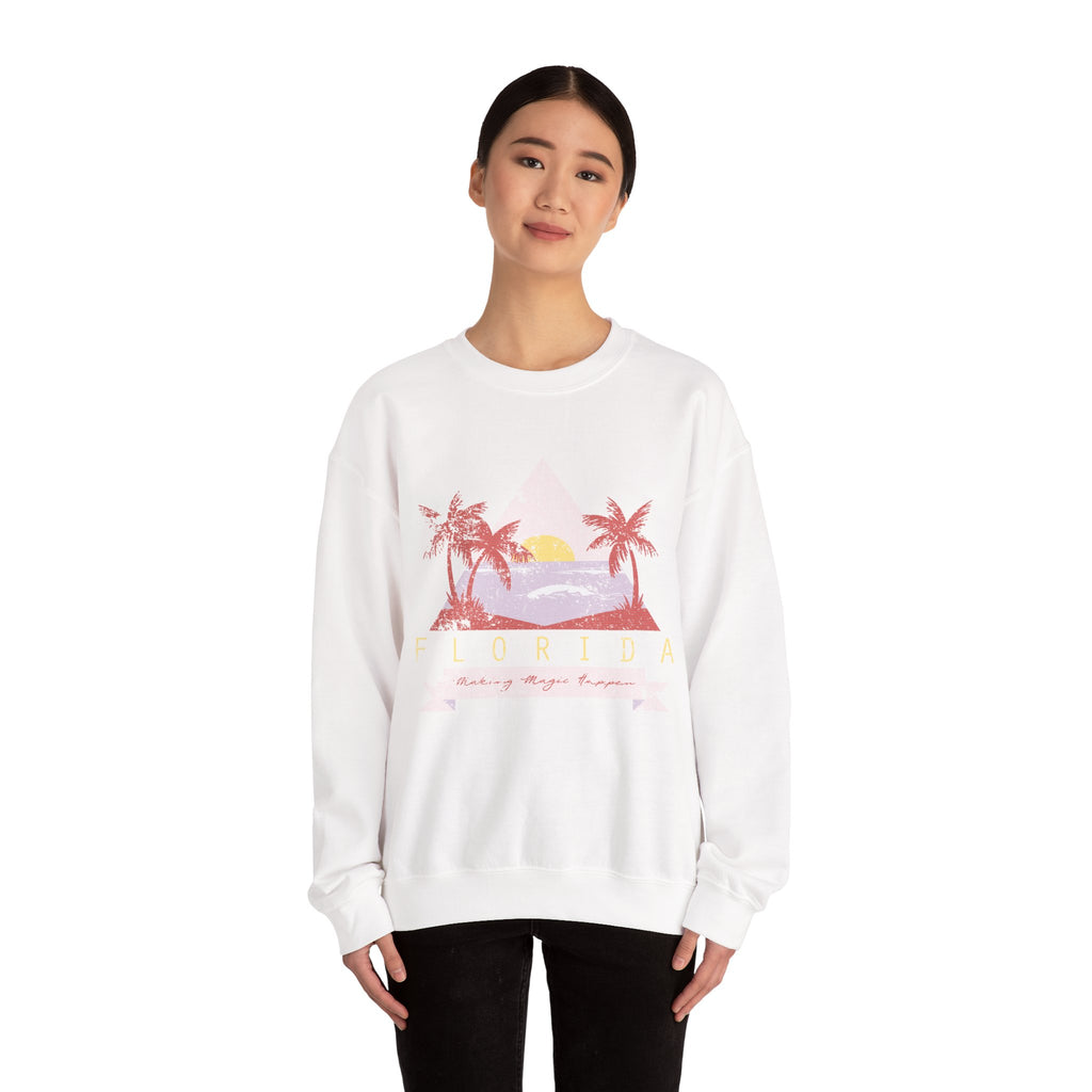 Florida Making Magic Happen Sunset | Crewneck Sweatshirt