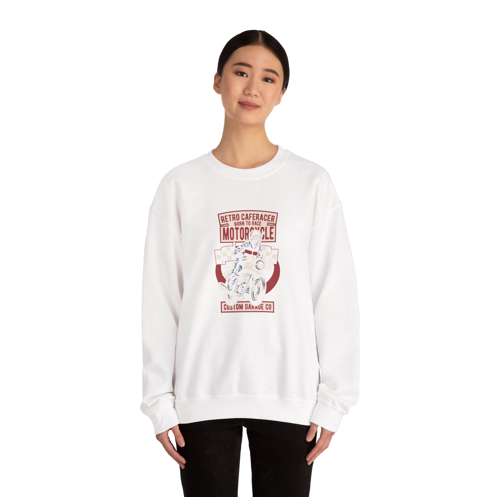 Retro Cafe Racer | Crewneck Sweatshirt