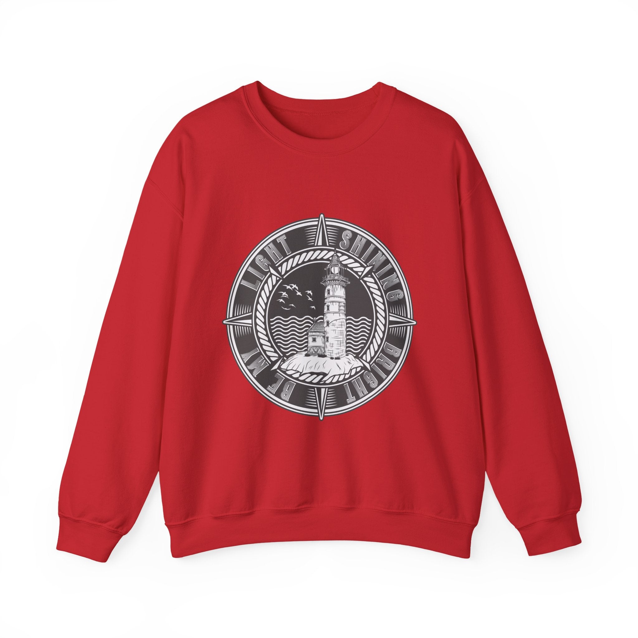 Be My Light Shining Bright Lighthouse | Crewneck Sweatshirt