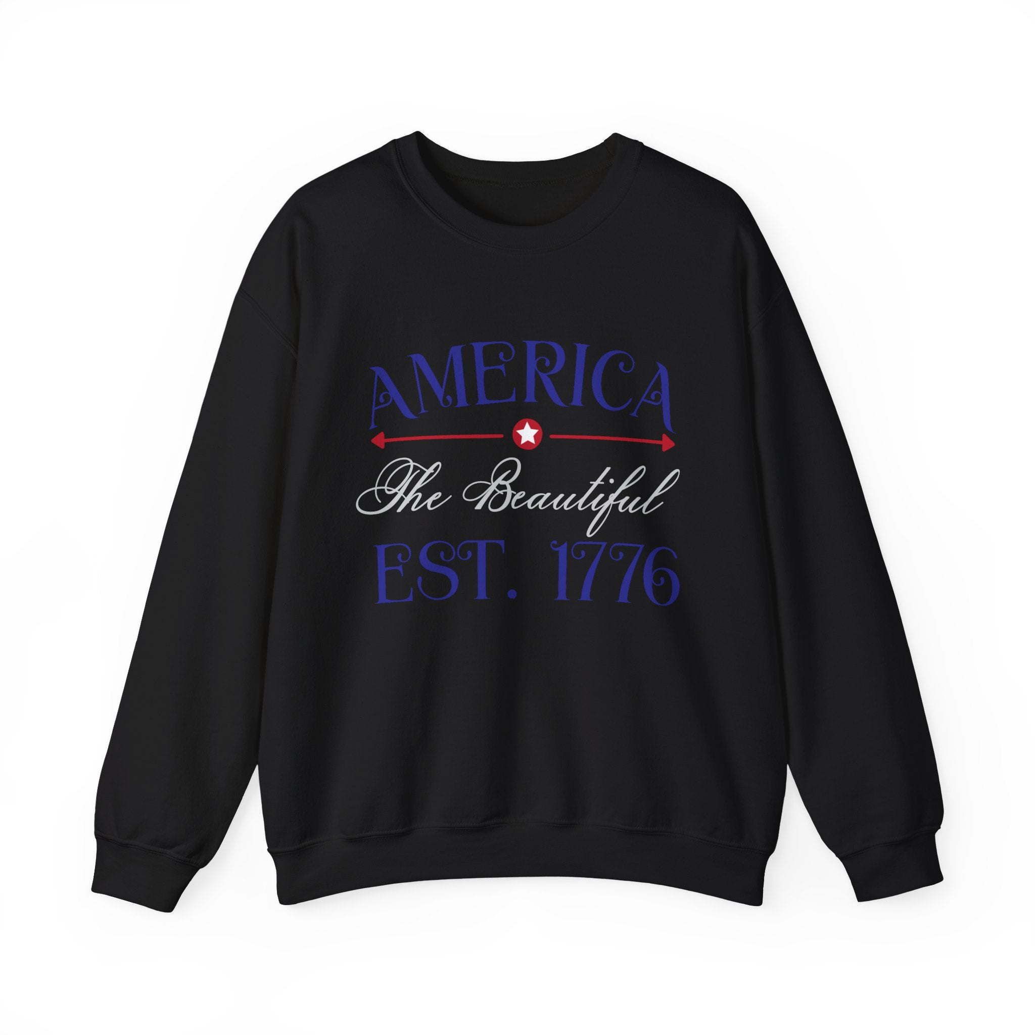 America the Beautiful, Est. 1776 | Crewneck Sweatshirt
