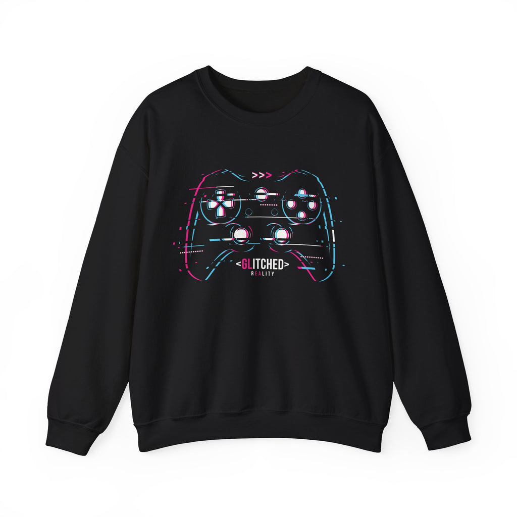 Glitched Gaming Controller | Crewneck Sweatshirt