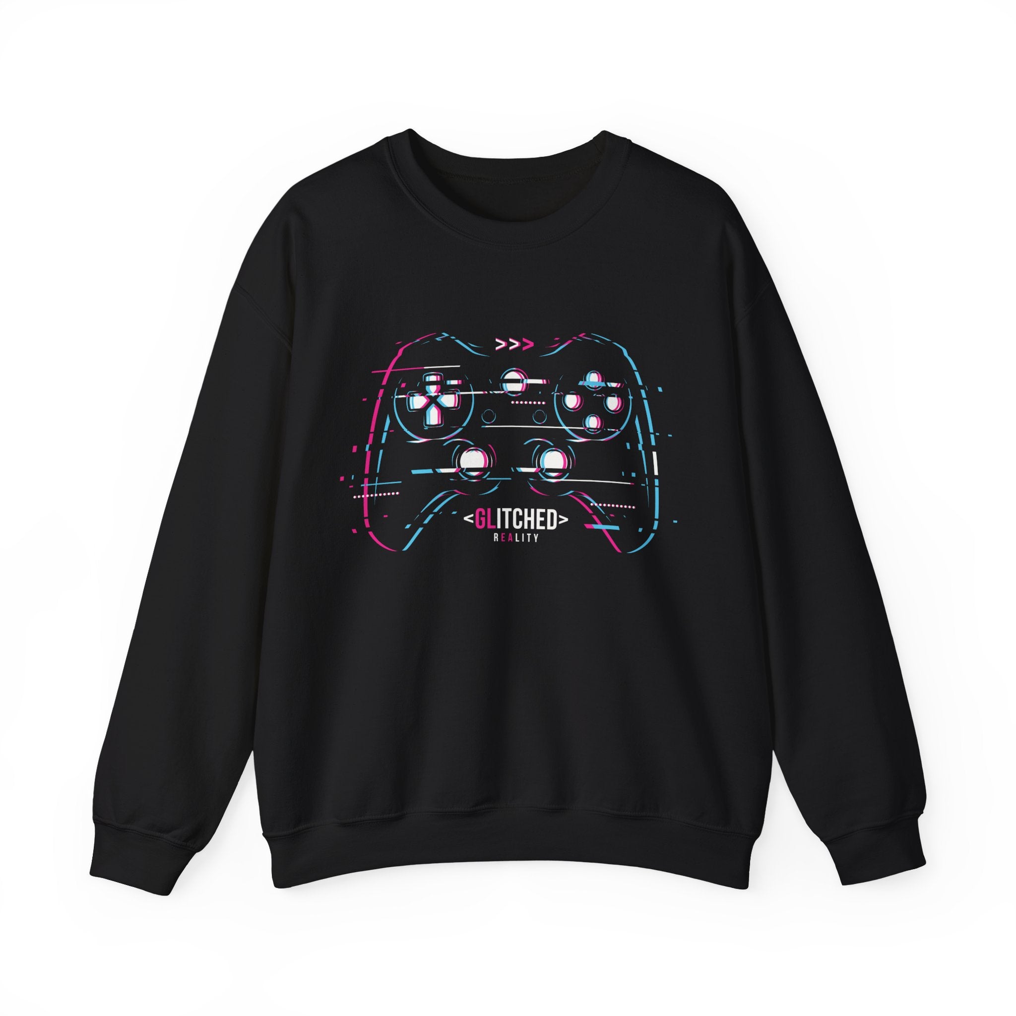 Glitched Gaming Controller | Crewneck Sweatshirt
