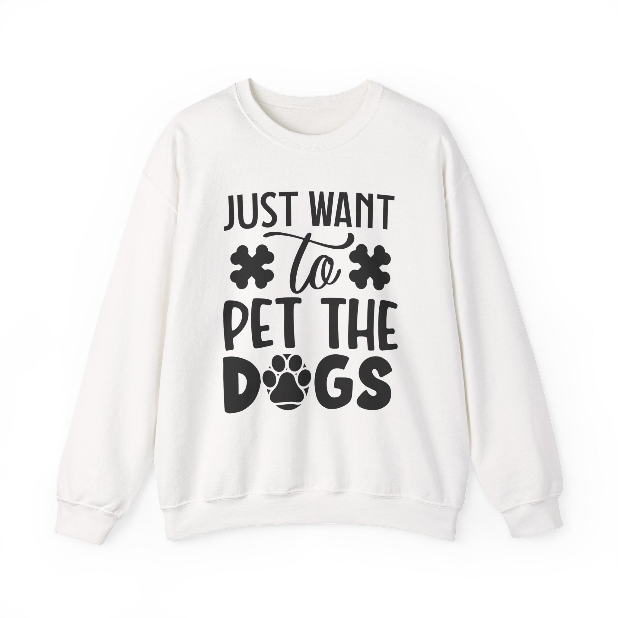 Just Want to Pet the Dogs | Crewneck Sweatshirt