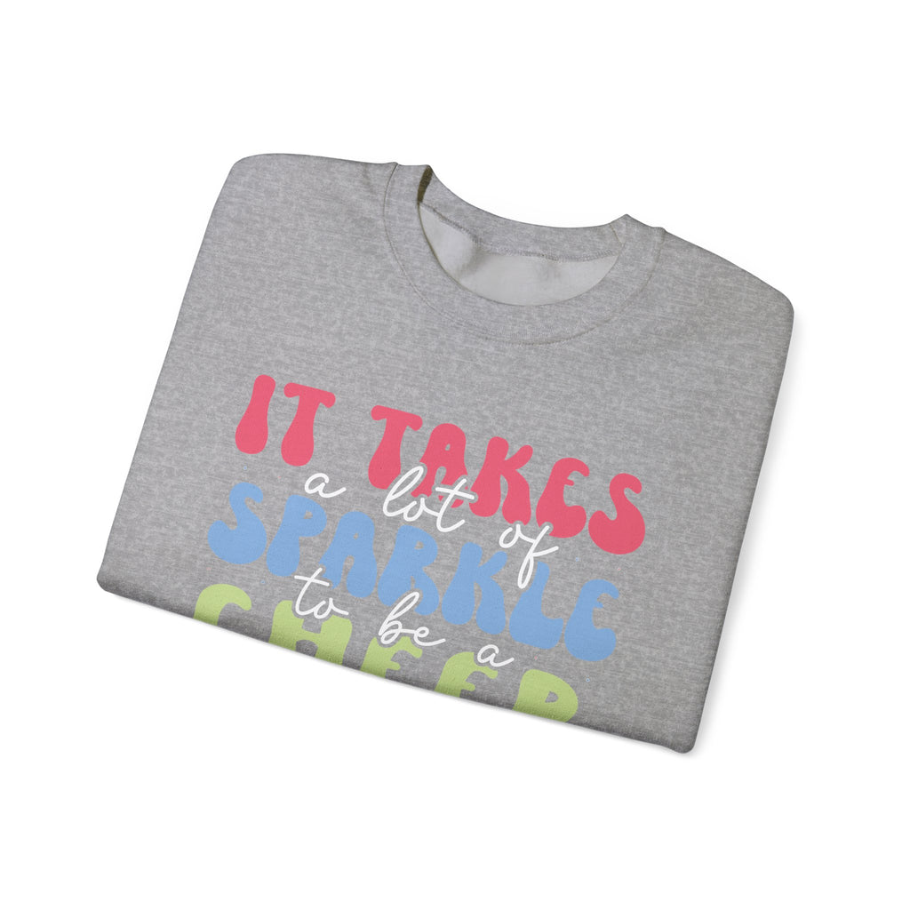 It Takes a Lot of Sparkle to Be a Cheer Mom | Crewneck Sweatshirt