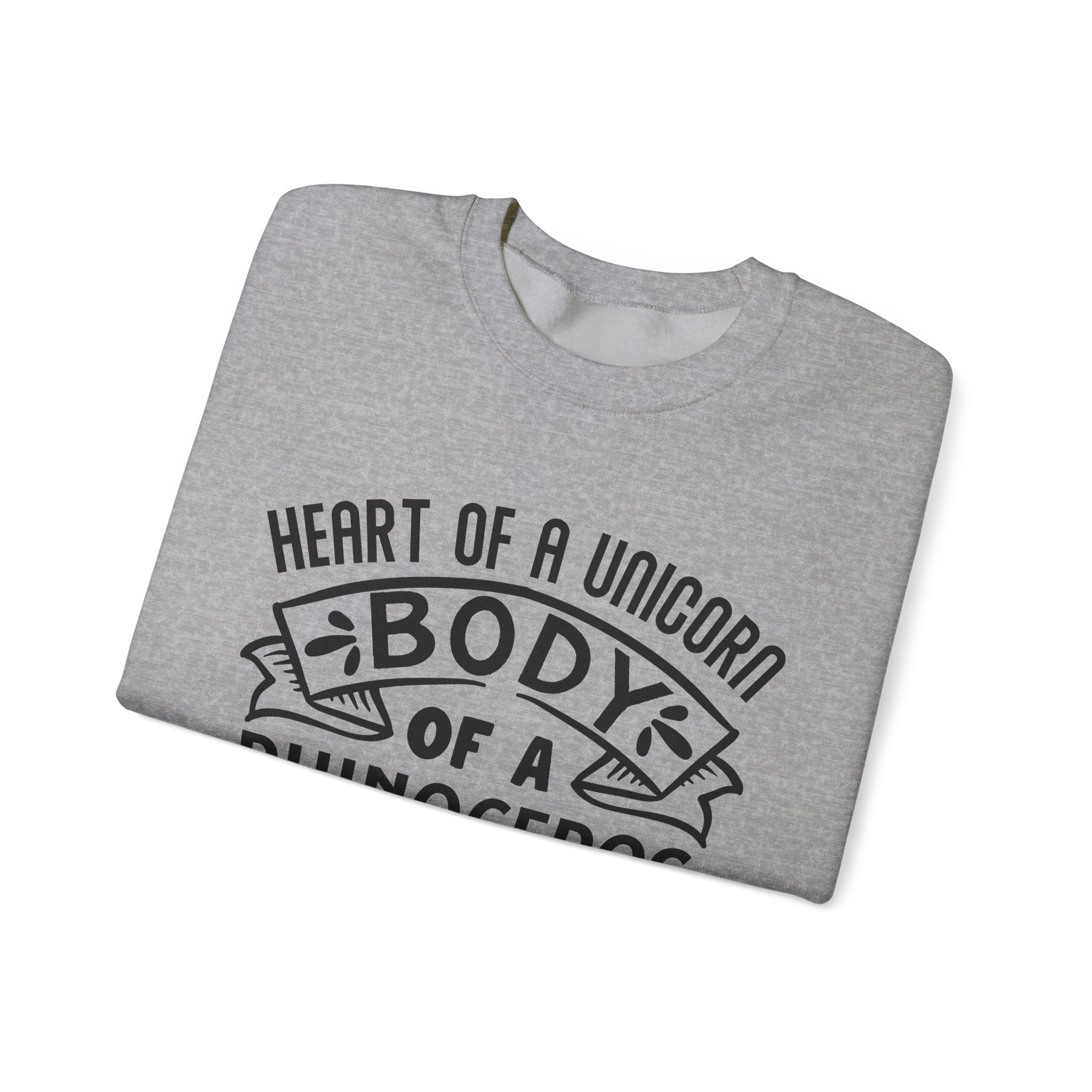 Heart of a Unicorn, Body of a Rhinoceros | Crewneck Sweatshirt