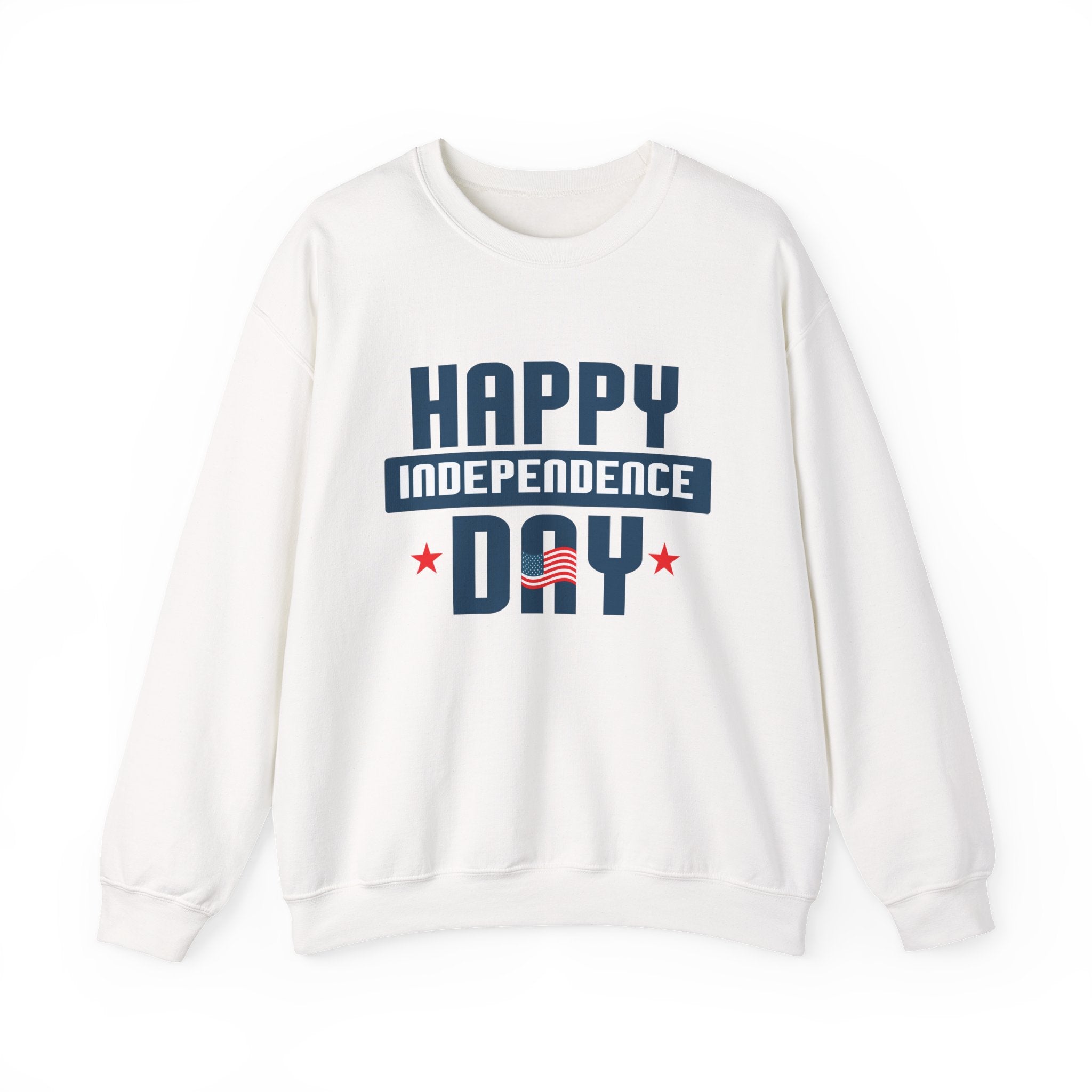 Happy Independence Day Blue | Crewneck Sweatshirt