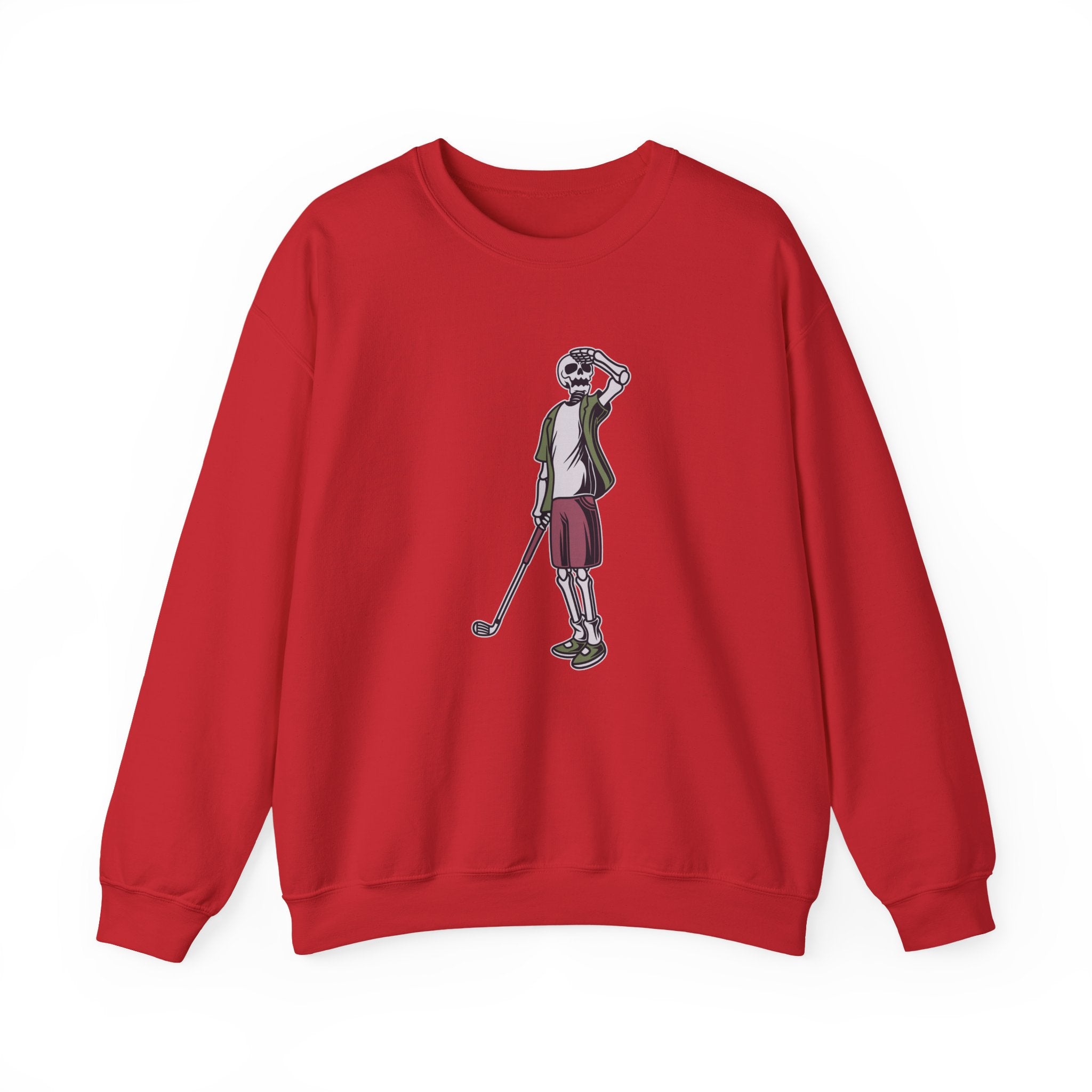 Long Ball Skeleton Golfer | Crewneck Sweatshirt
