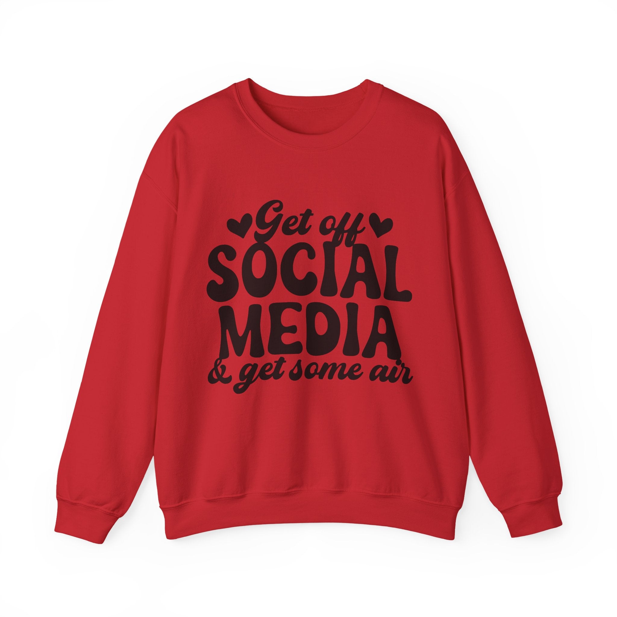 Get Off Social Media and Get Some Air | Crewneck Sweatshirt