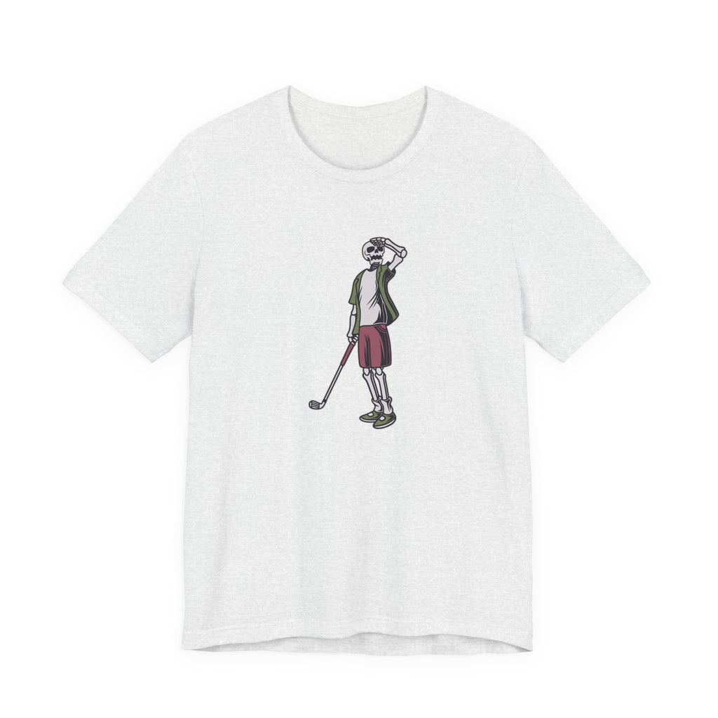 Long Ball Skeleton Golfer | Tee