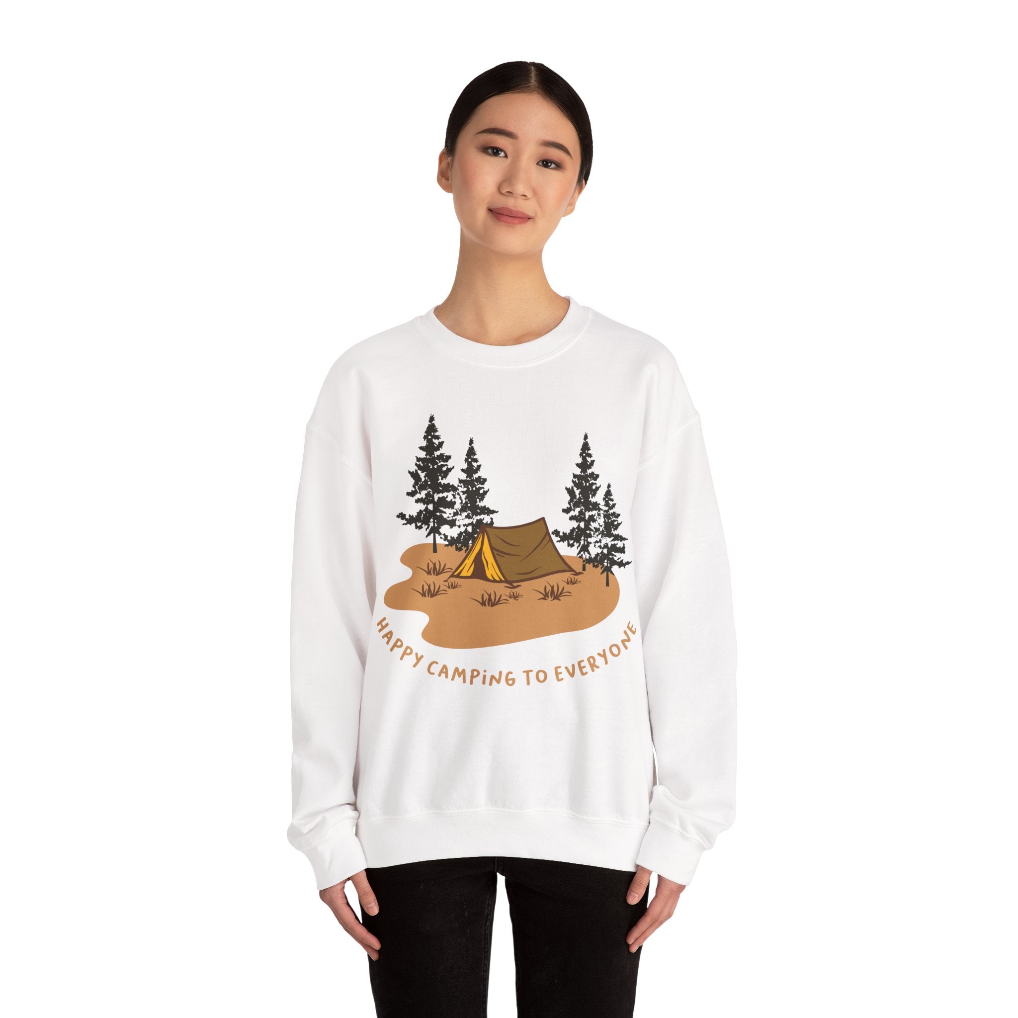 Happy Camping to Everyone | Crewneck Sweatshirt