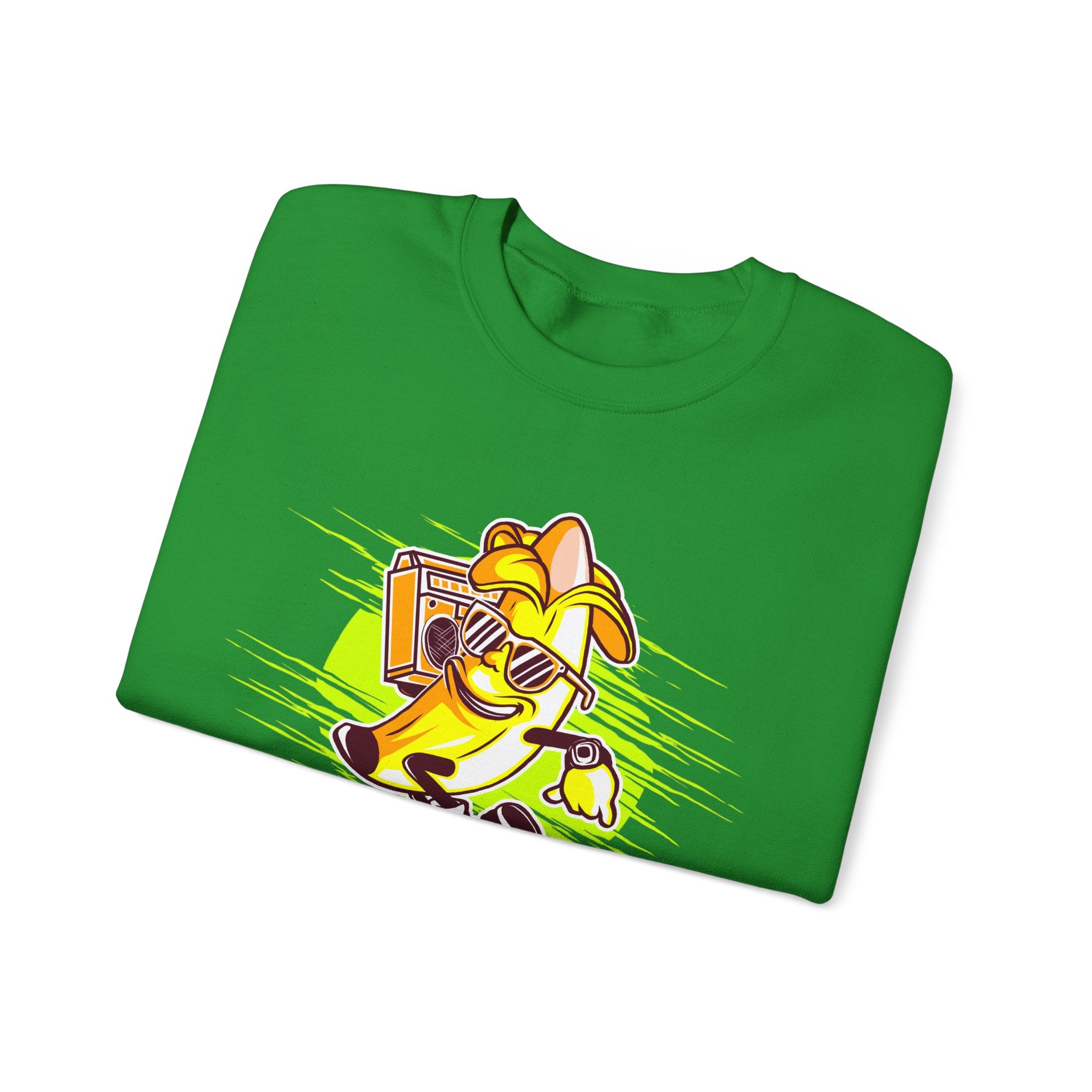 Banana Riding a Skateboard | Crewneck Sweatshirt