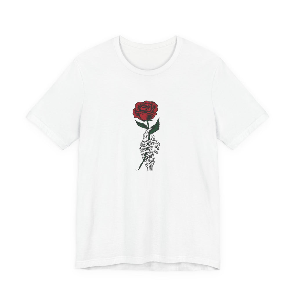 Rose in Skeleton Hand | Tee
