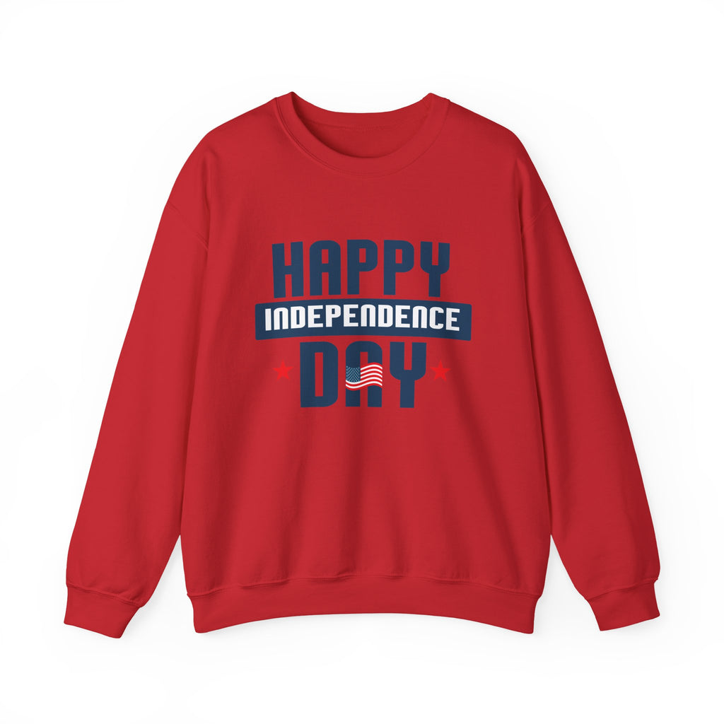 Happy Independence Day Blue | Crewneck Sweatshirt