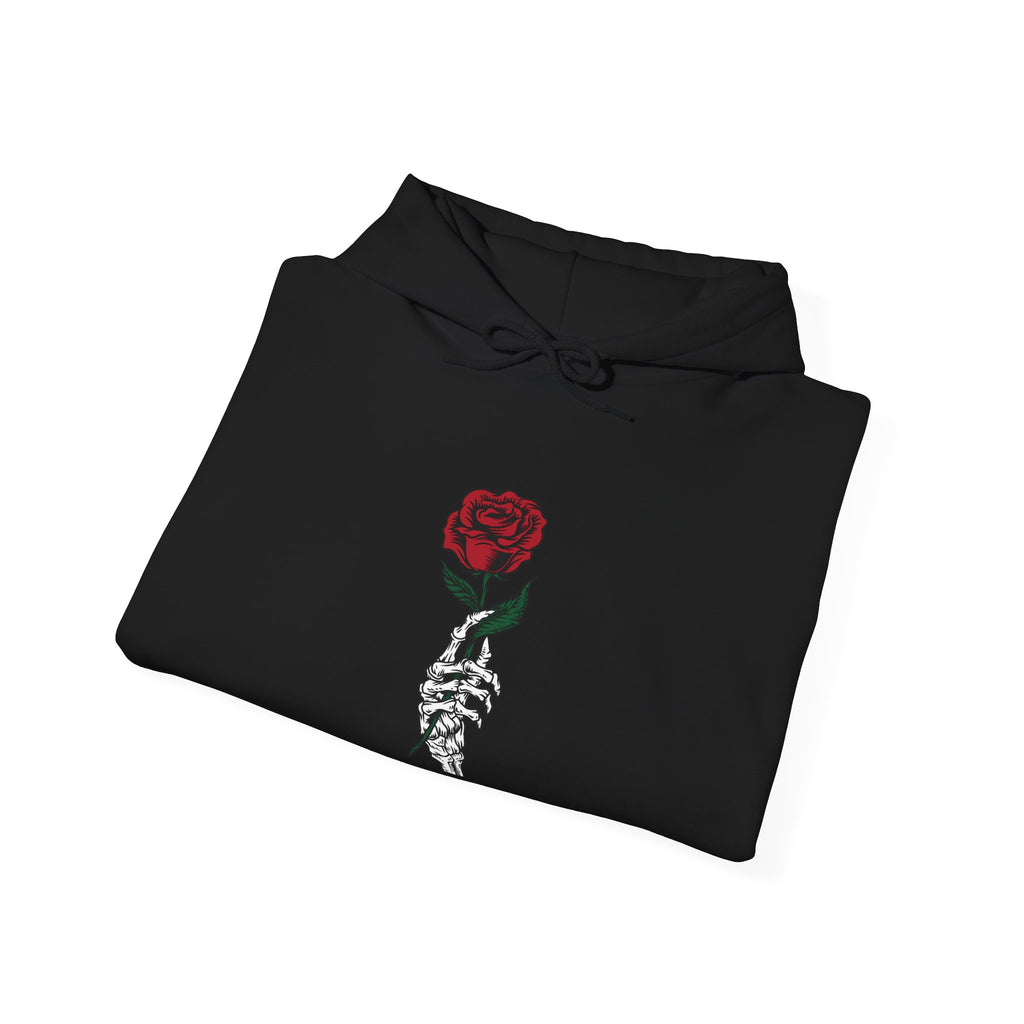 Rose in Skeleton Hand | Hoodie