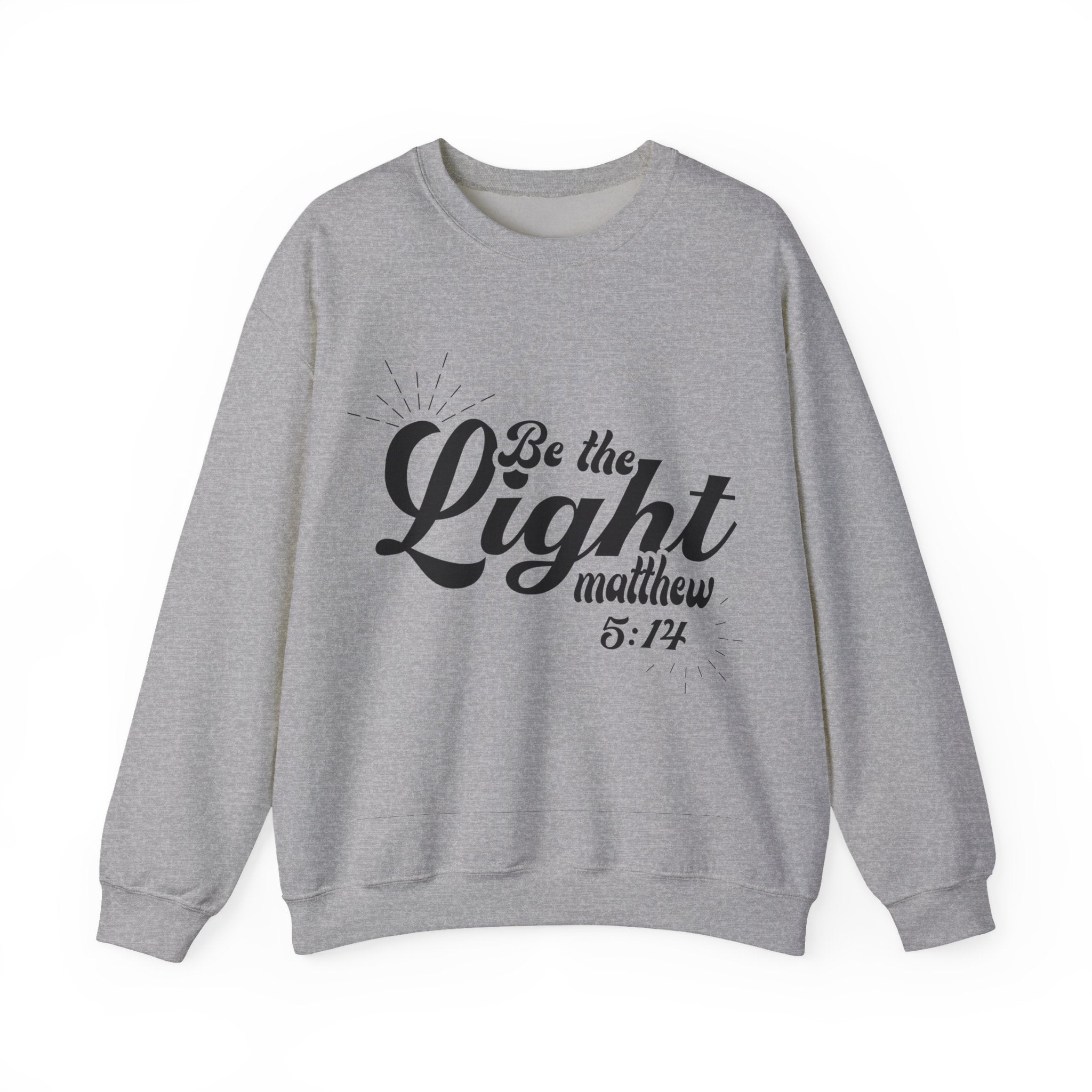 Be the Light, Matthew 5:14 | Crewneck Sweatshirt